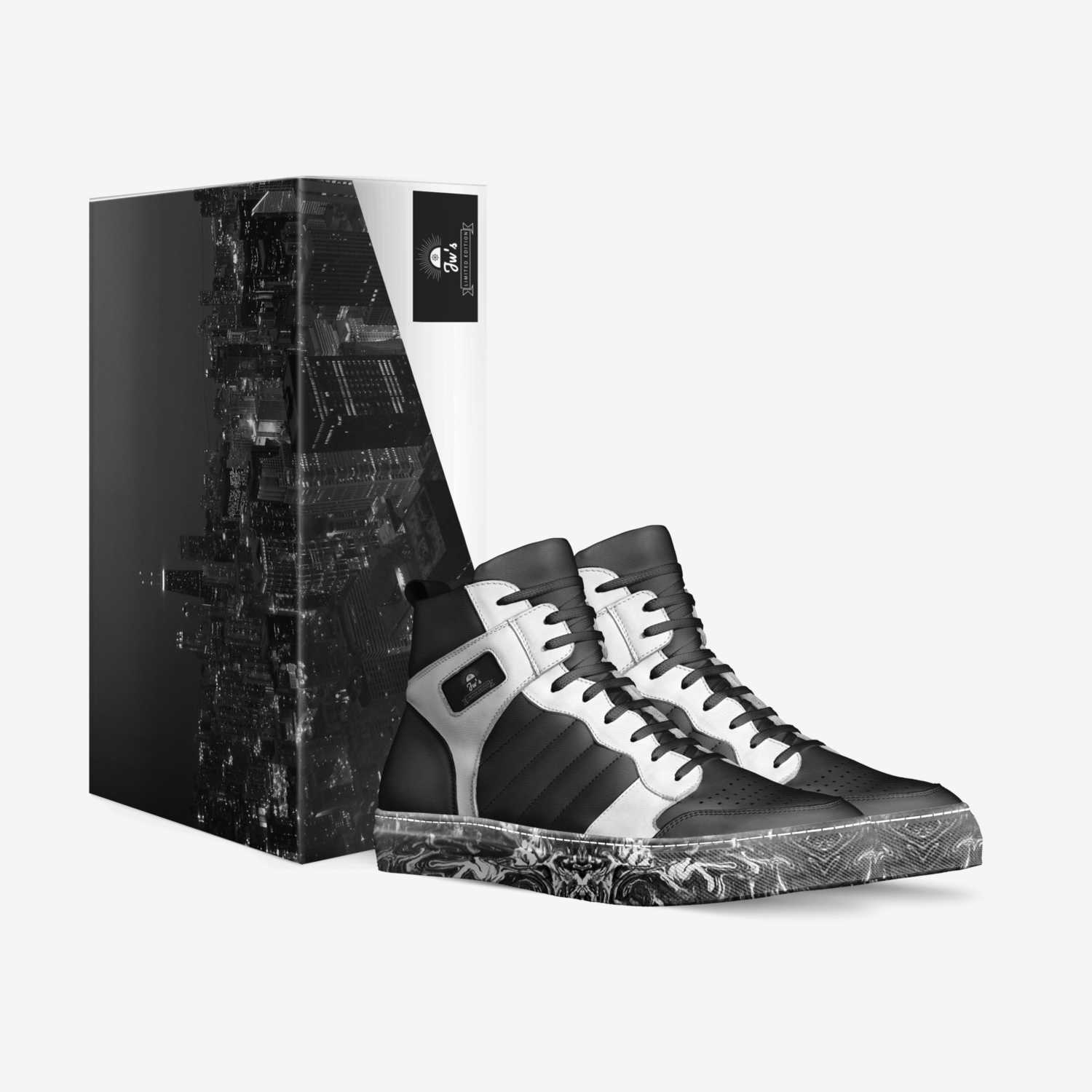 Jw's custom made in Italy shoes by Jordan Worthy | Box view