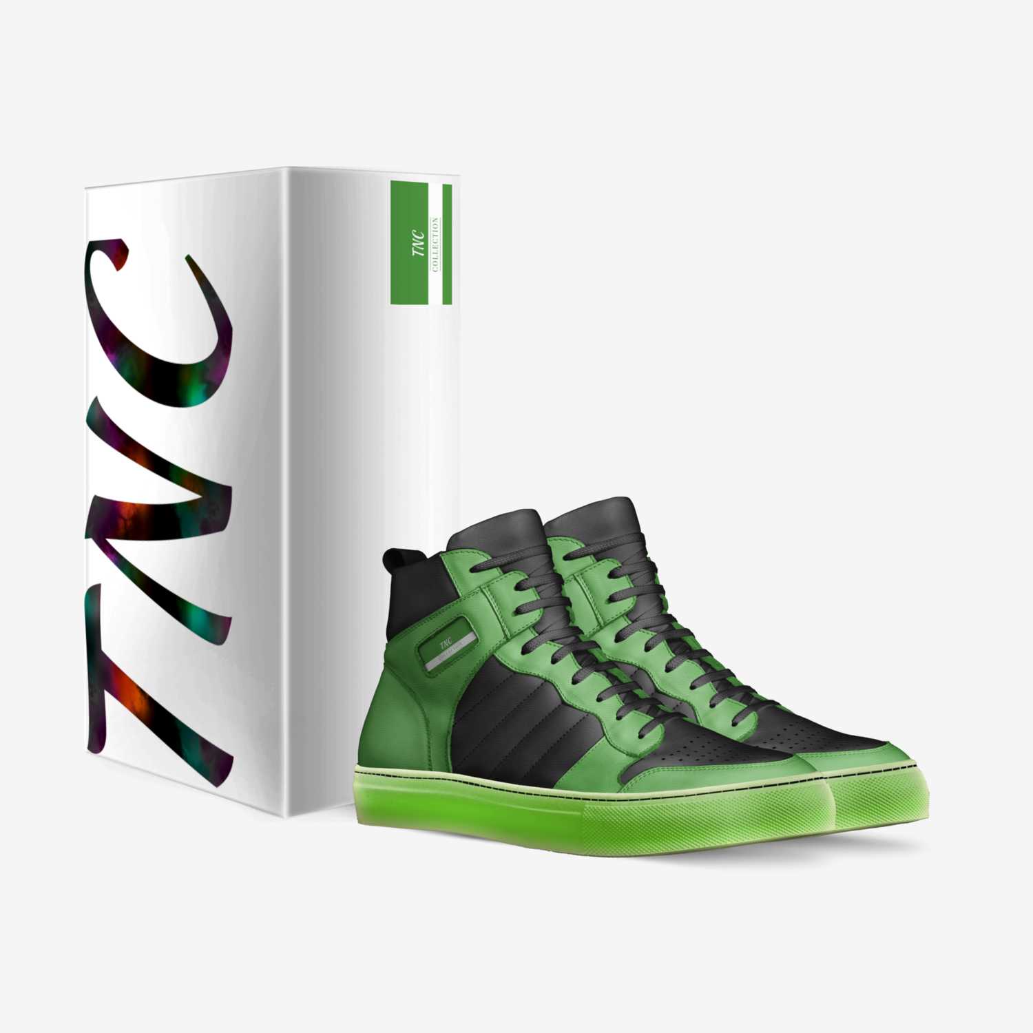 TNC Lime Wires custom made in Italy shoes by Brian Shanklin | Box view