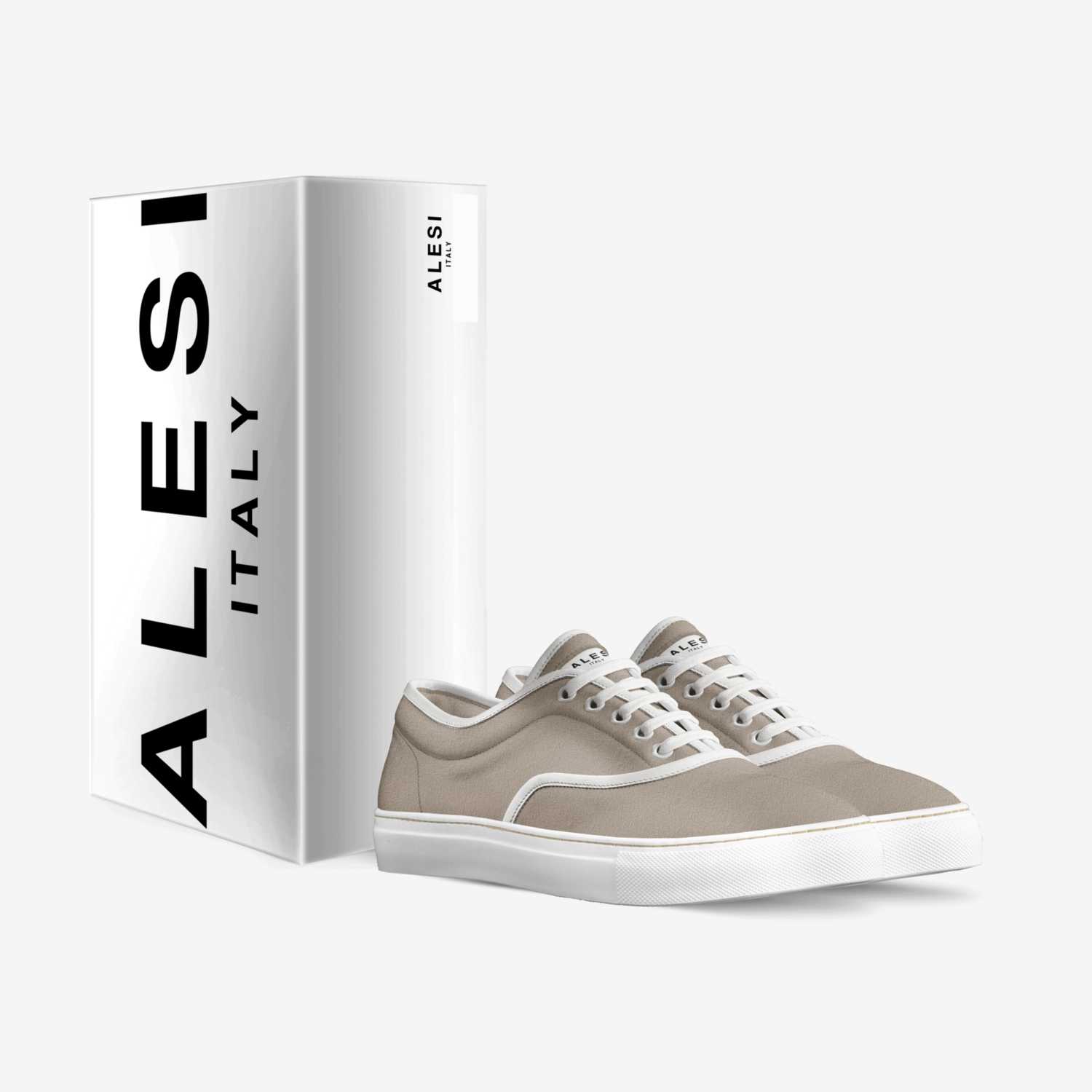 Alesi Skater custom made in Italy shoes by Lonanthony Parker | Box view