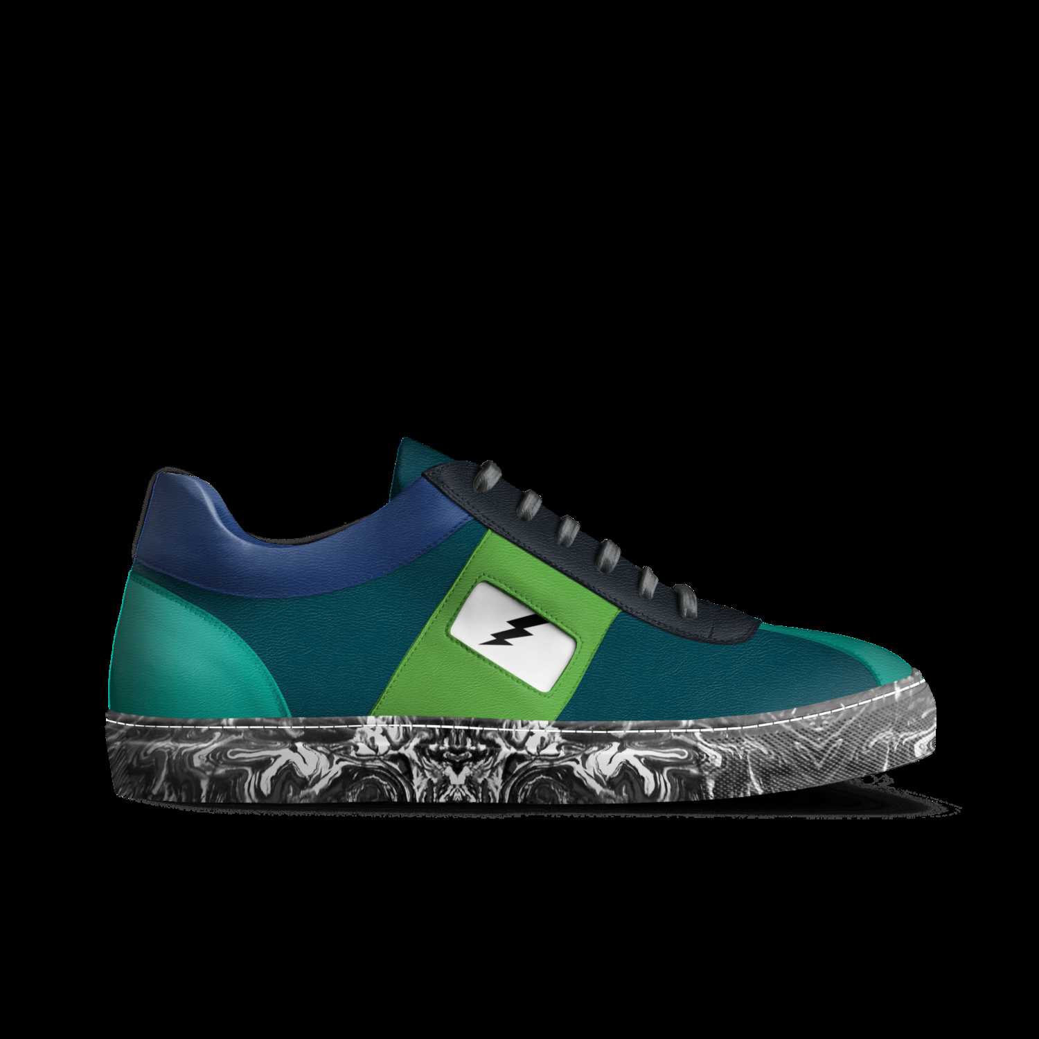 skate shoes with lightning bolt