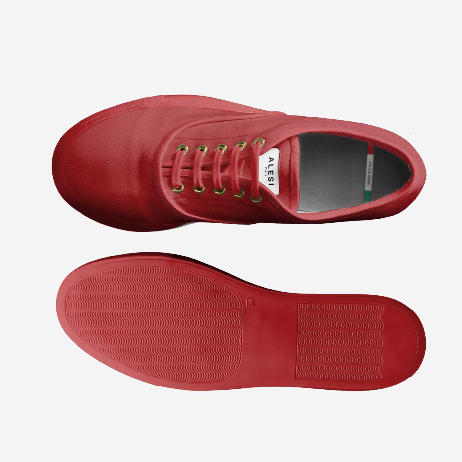 Alesi Skater custom made in Italy shoes by Lonanthony Parker | Top view