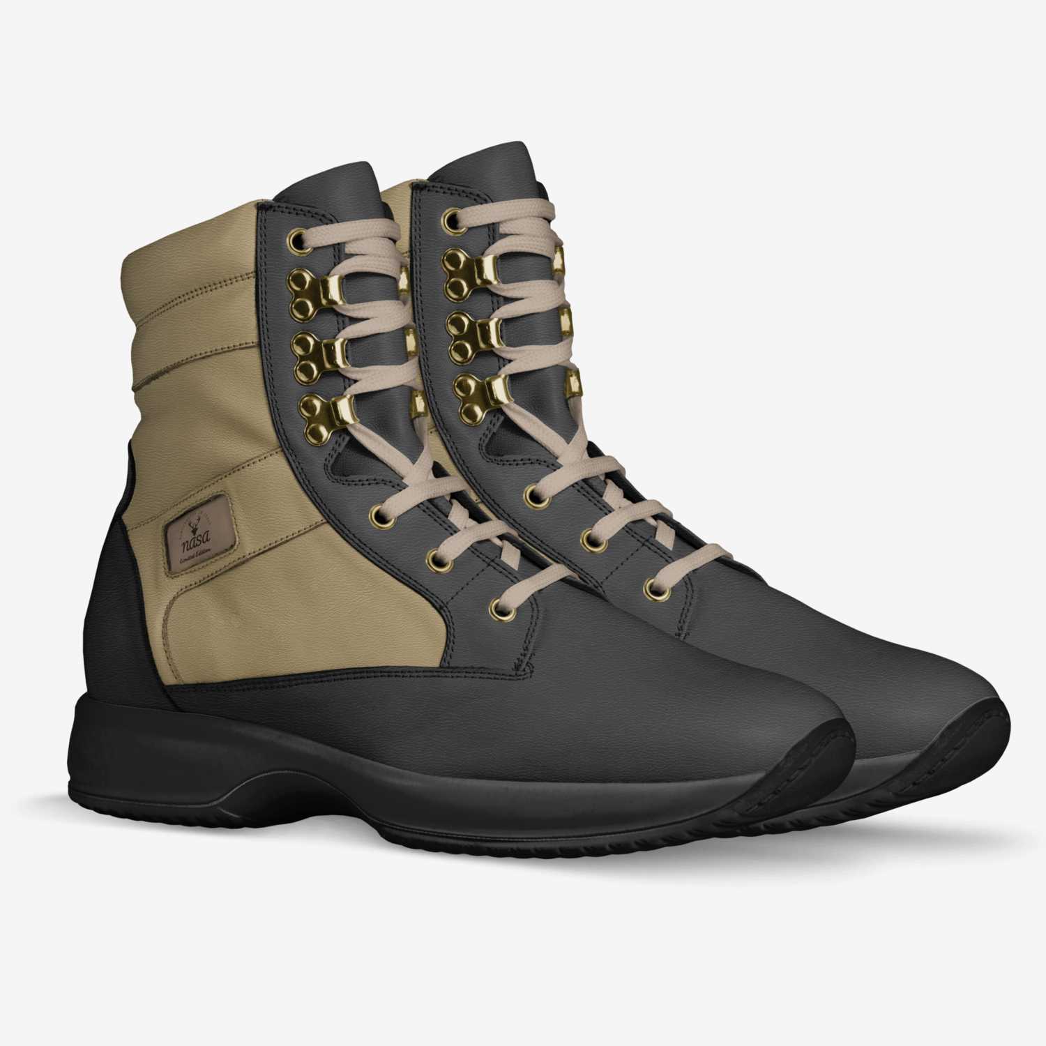 NASA custom made in Italy shoes by Terrence Wheaton | Double view