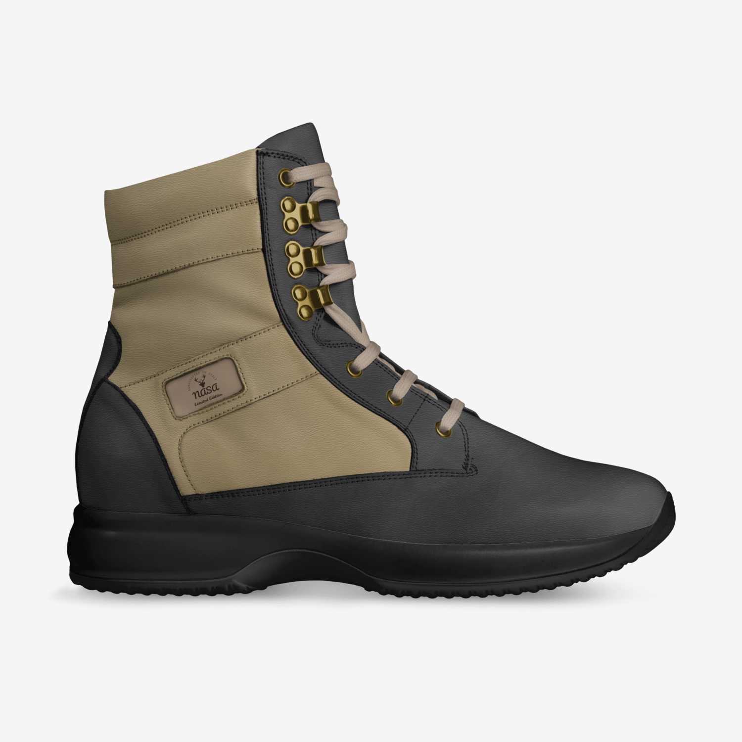 NASA custom made in Italy shoes by Terrence Wheaton | Side view