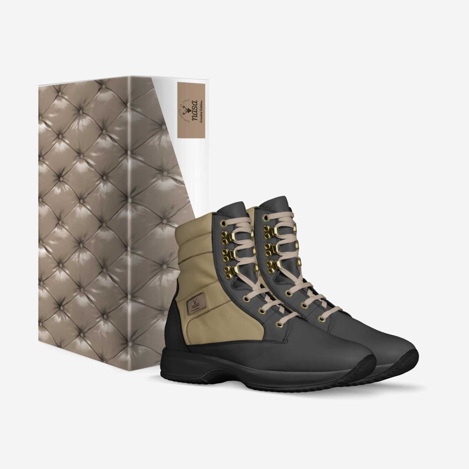NASA custom made in Italy shoes by Terrence Wheaton | Box view