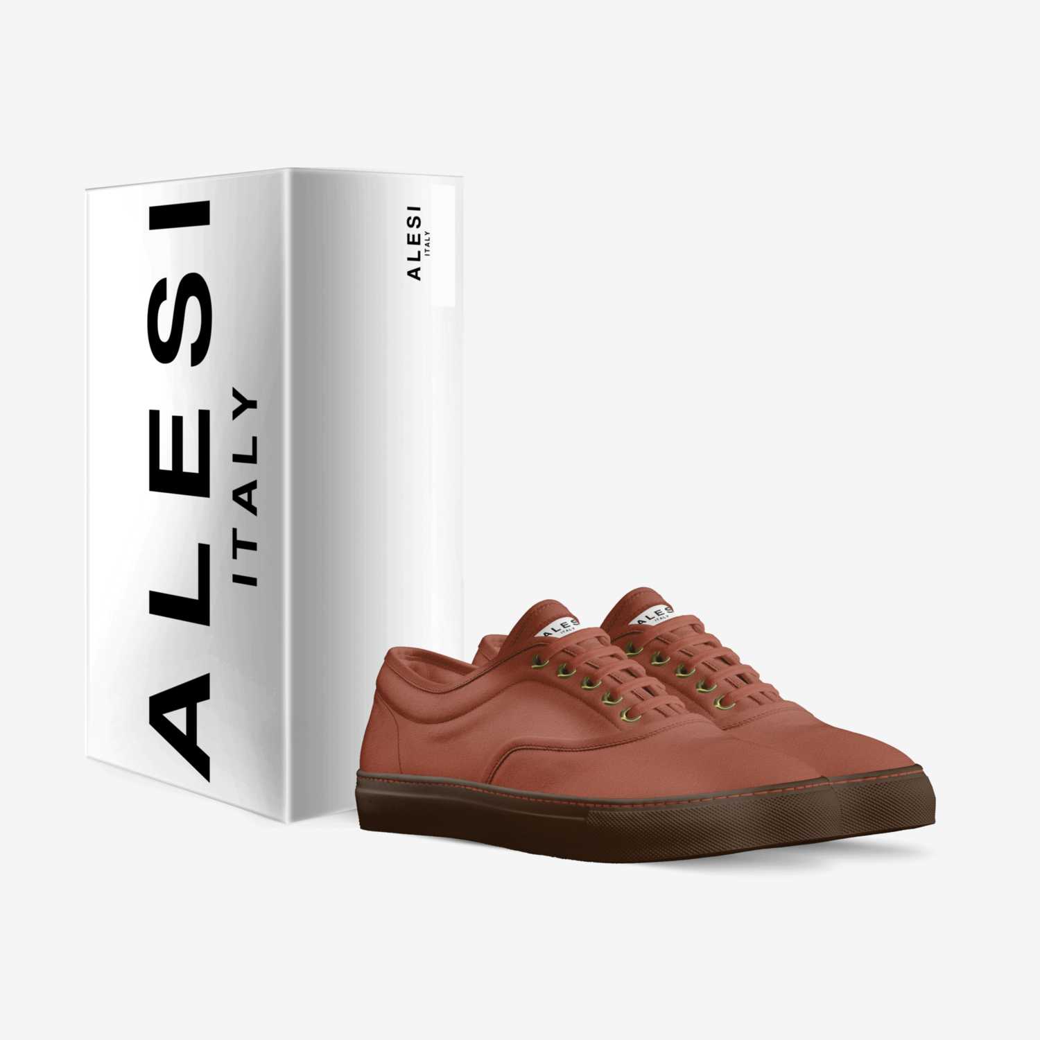 Alesi Skater custom made in Italy shoes by Lonanthony Parker | Box view