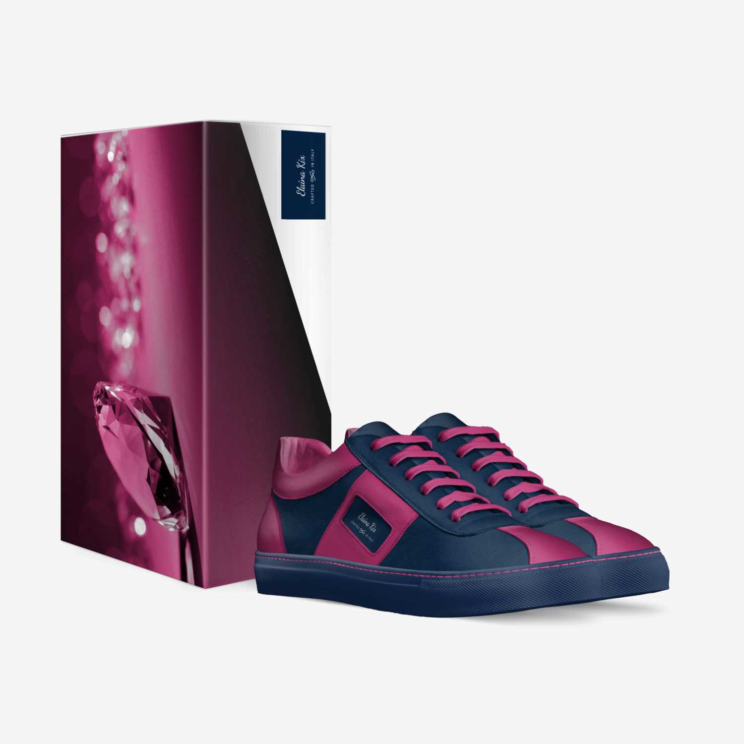 Elaina Kix custom made in Italy shoes by Demitrien Oliphant | Box view