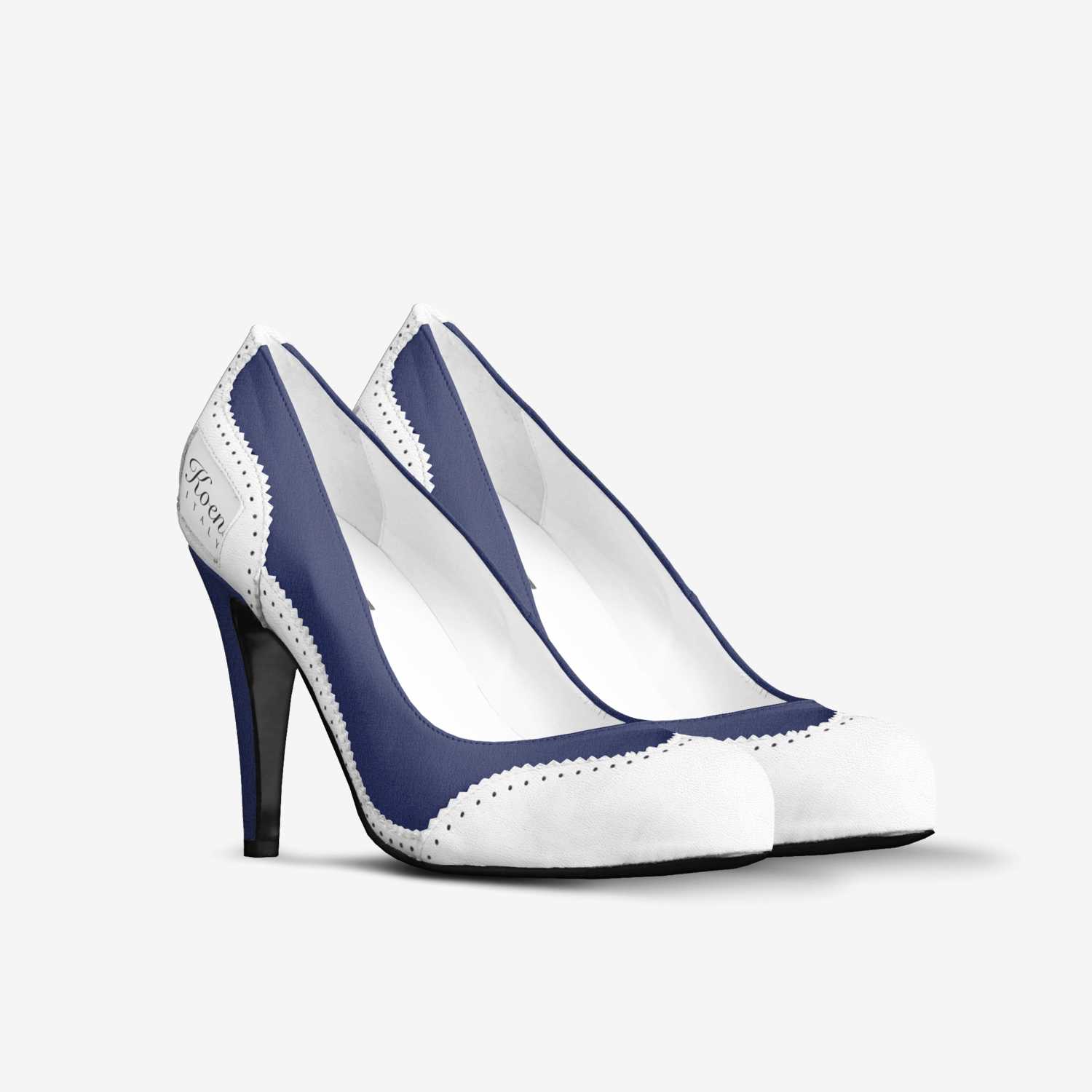 Lisbon custom made in Italy shoes by Marina Gutiérrez del Olmo | Double view