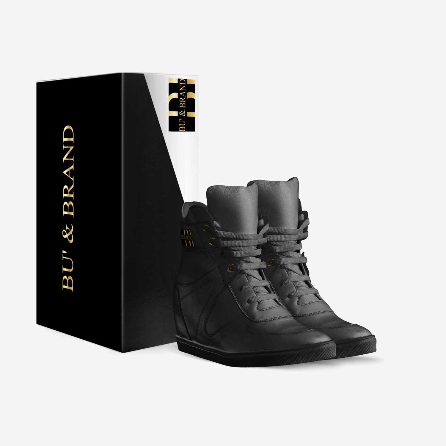 Compass Black custom made in Italy shoes by X Bu Italy | Box view