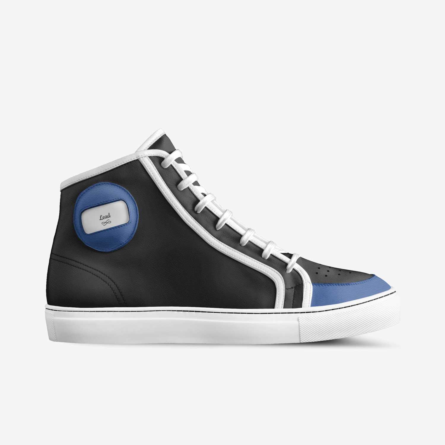 Lead custom made in Italy shoes by Dan Bot | Side view