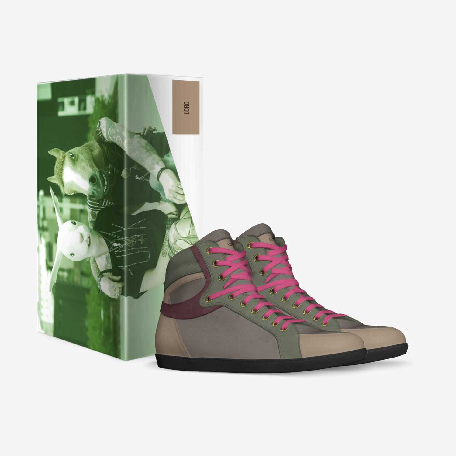 Loro custom made in Italy shoes by Pia Distefano | Box view
