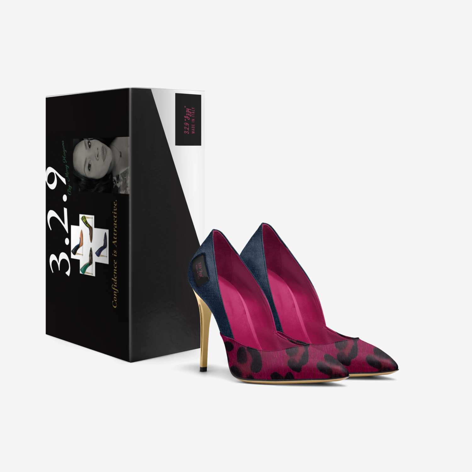 Kara custom made in Italy shoes by Camille Rachon | Box view