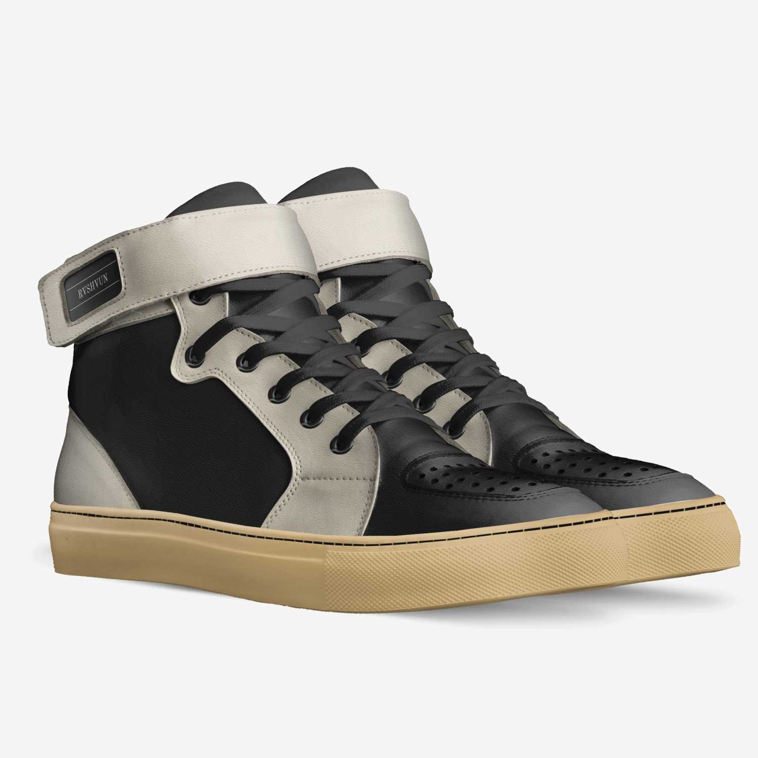 RVSHVUN custom made in Italy shoes by Rashaun Will | Double view