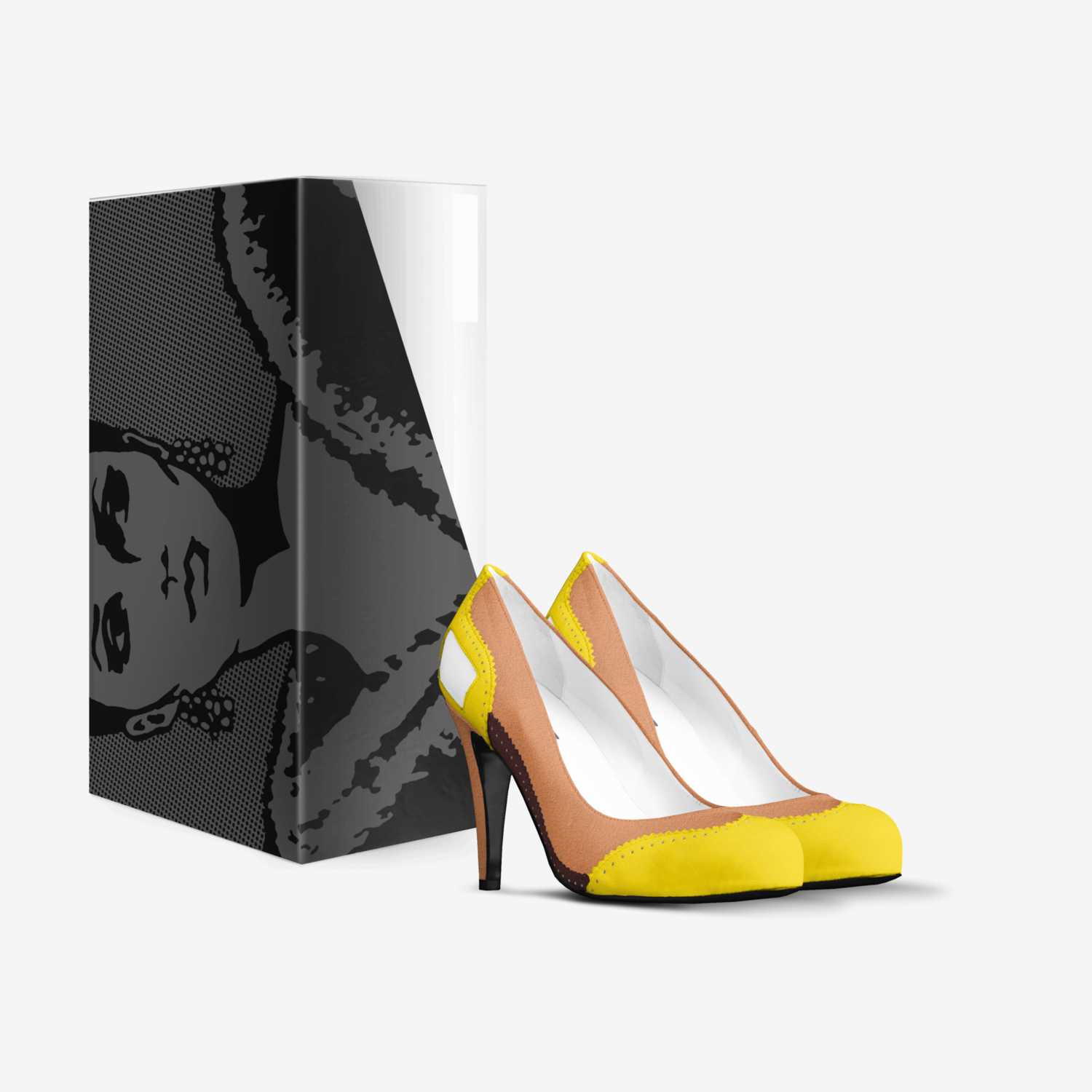 mong custom made in Italy shoes by Eman Noor | Box view