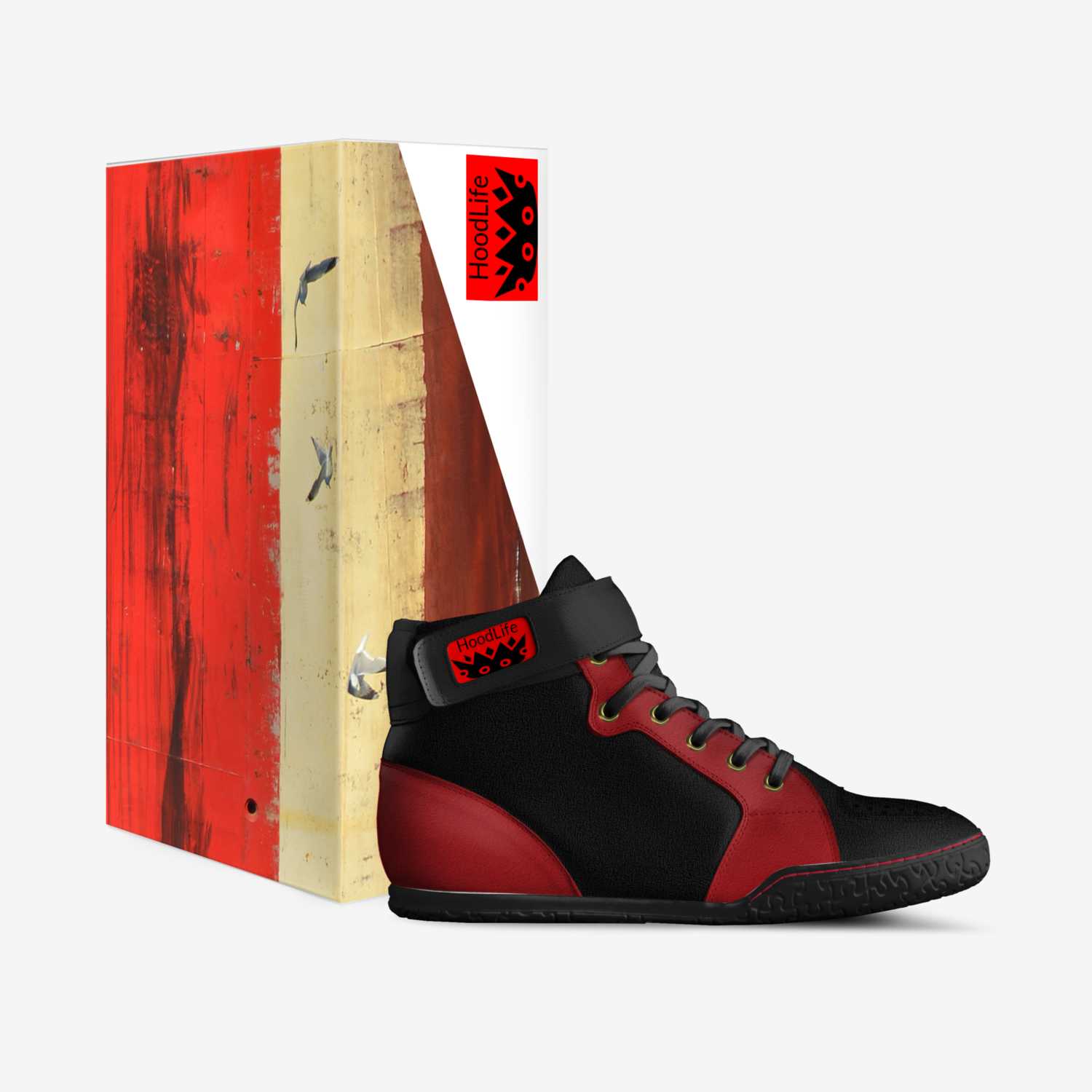 hoodlife custom made in Italy shoes by Allen Lewis | Box view