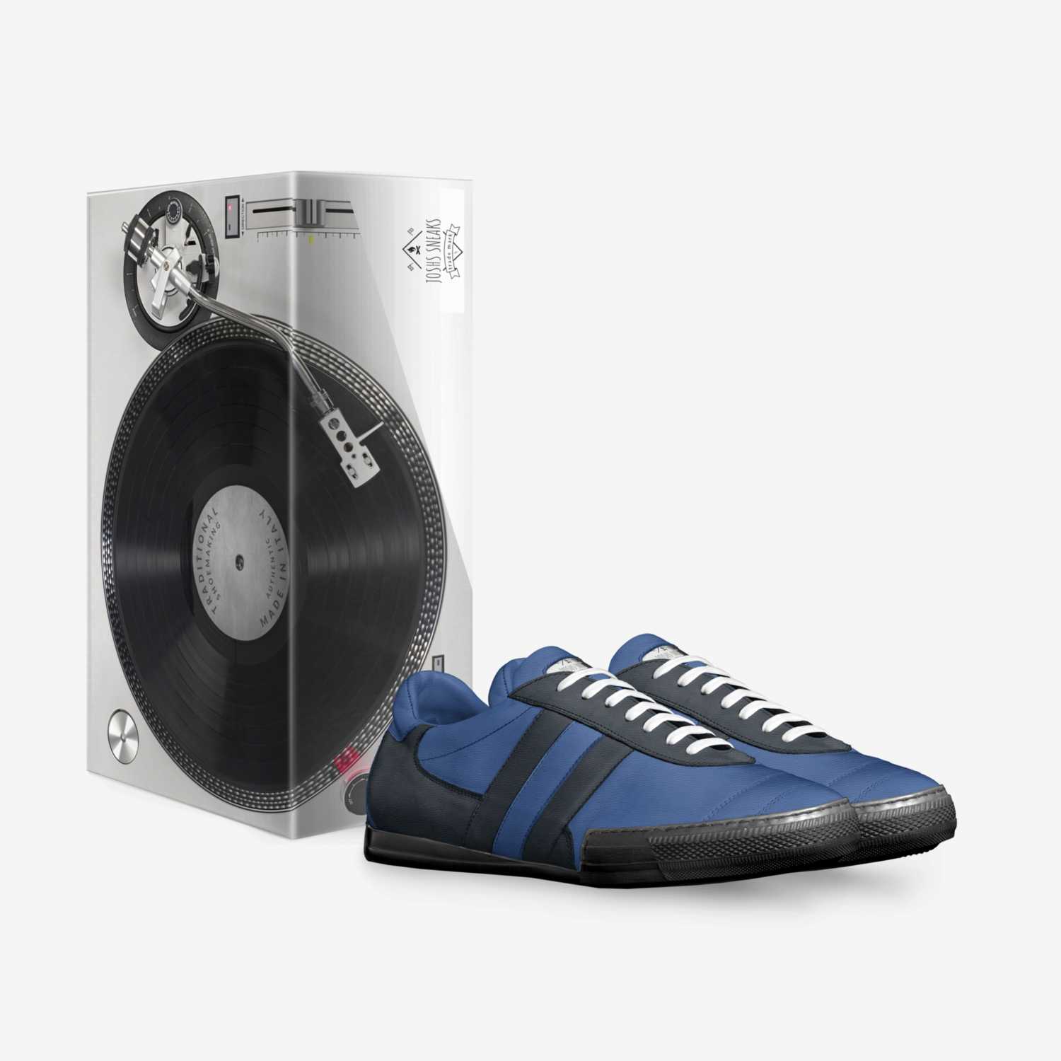 Joshs sneaks custom made in Italy shoes by Josh Bundy | Box view