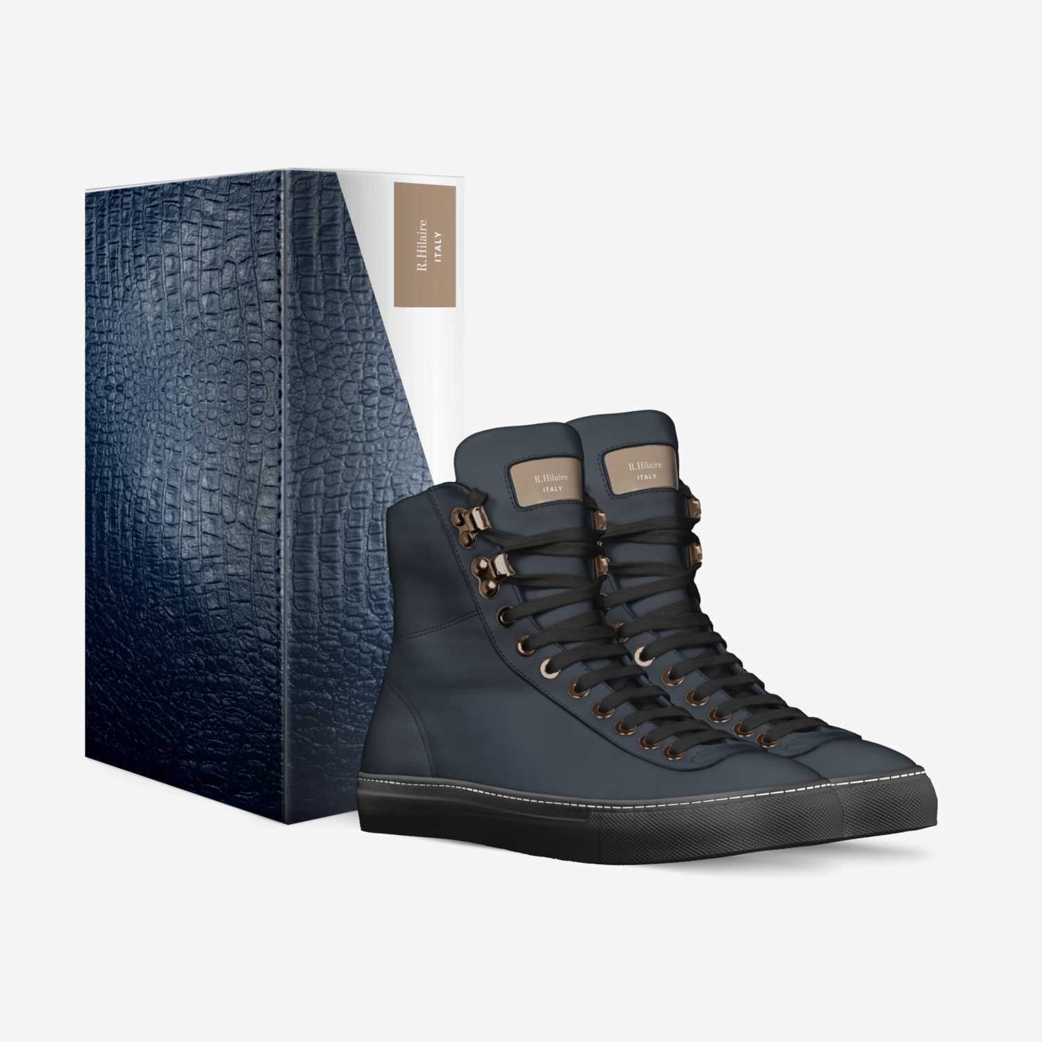 Hilaire-FreeSoul  custom made in Italy shoes by Randy Hilaire | Box view