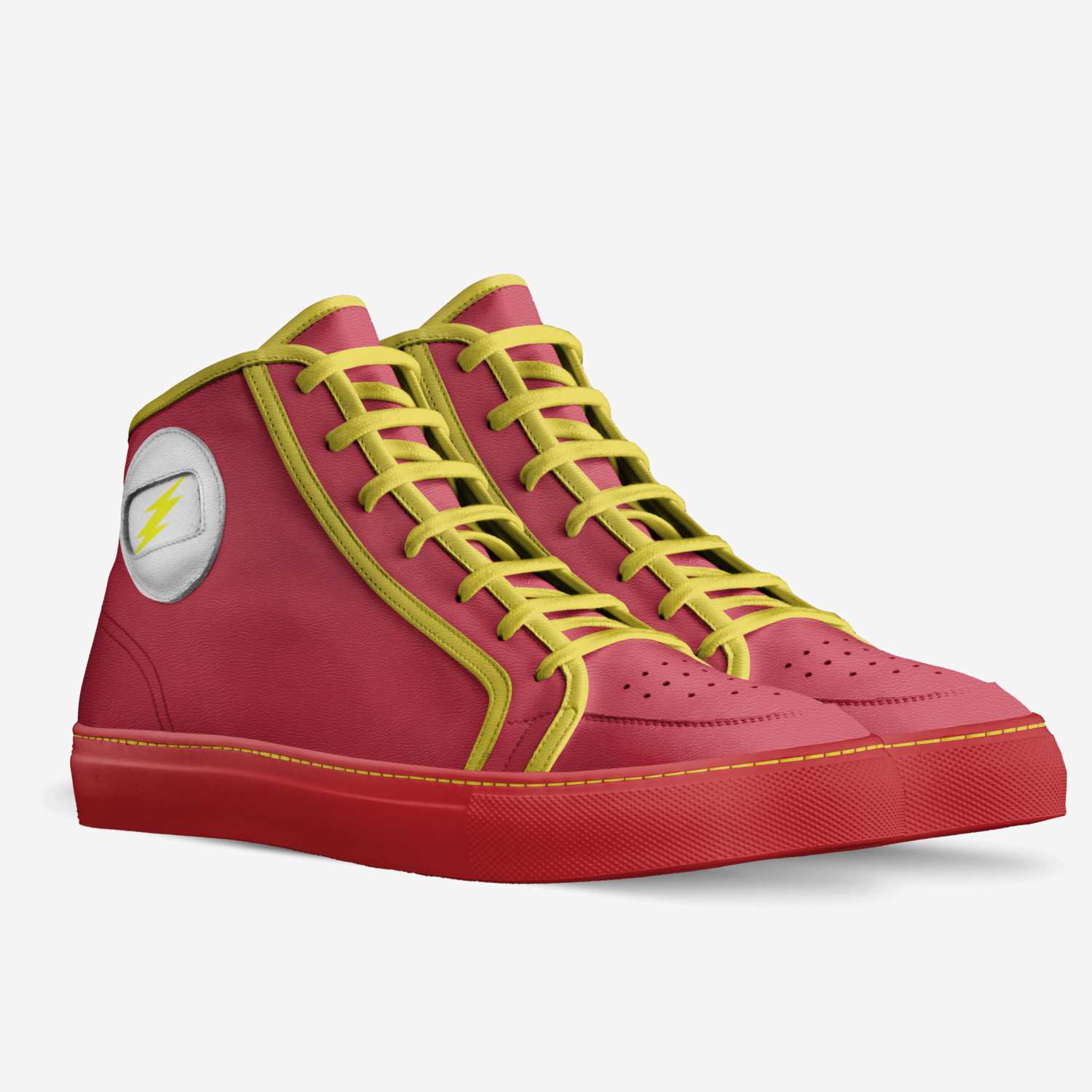 Barry Allen custom made in Italy shoes by Zachary Spriggs | Double view