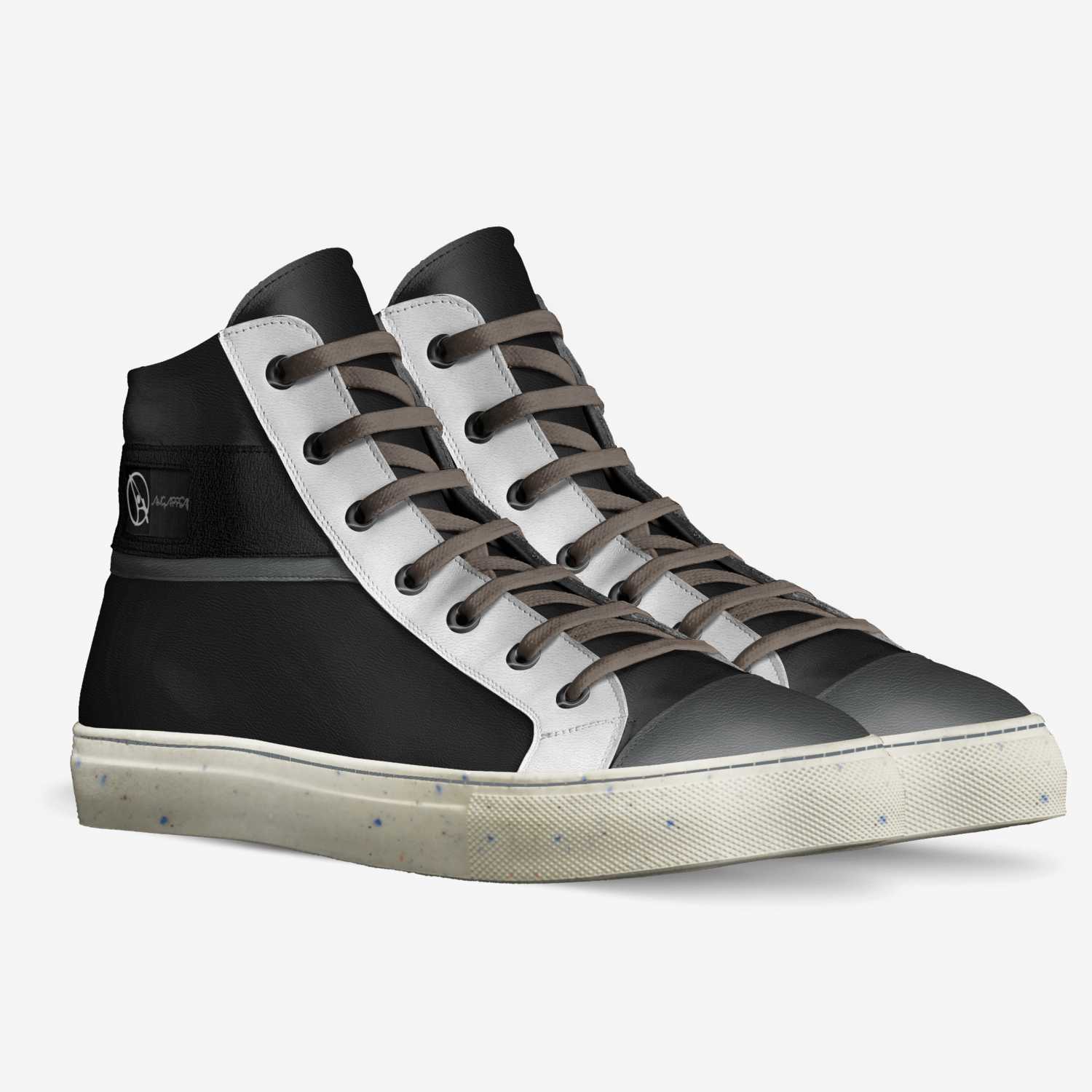 Oreos custom made in Italy shoes by Darrell Dargan | Double view