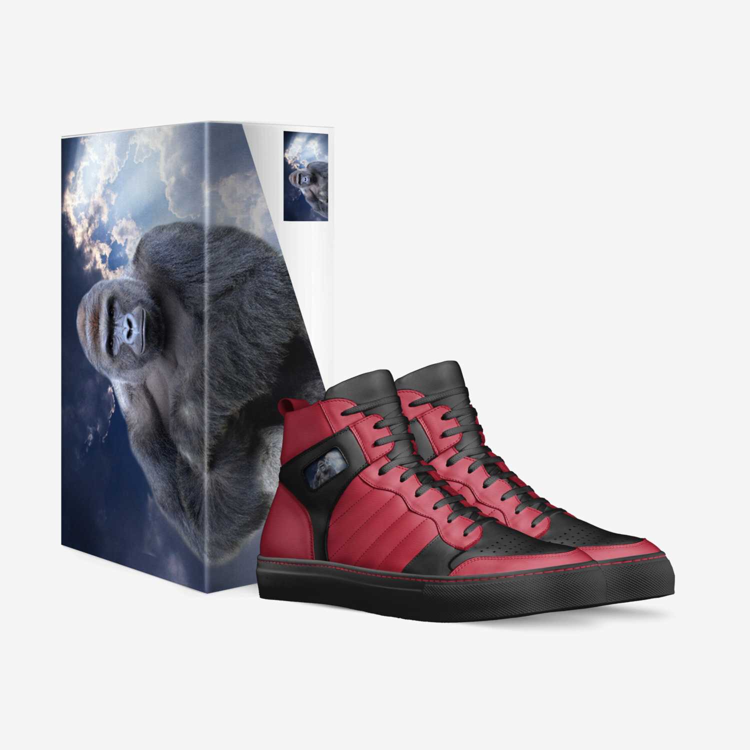 Harambe 12's custom made in Italy shoes by Adi Roura | Box view