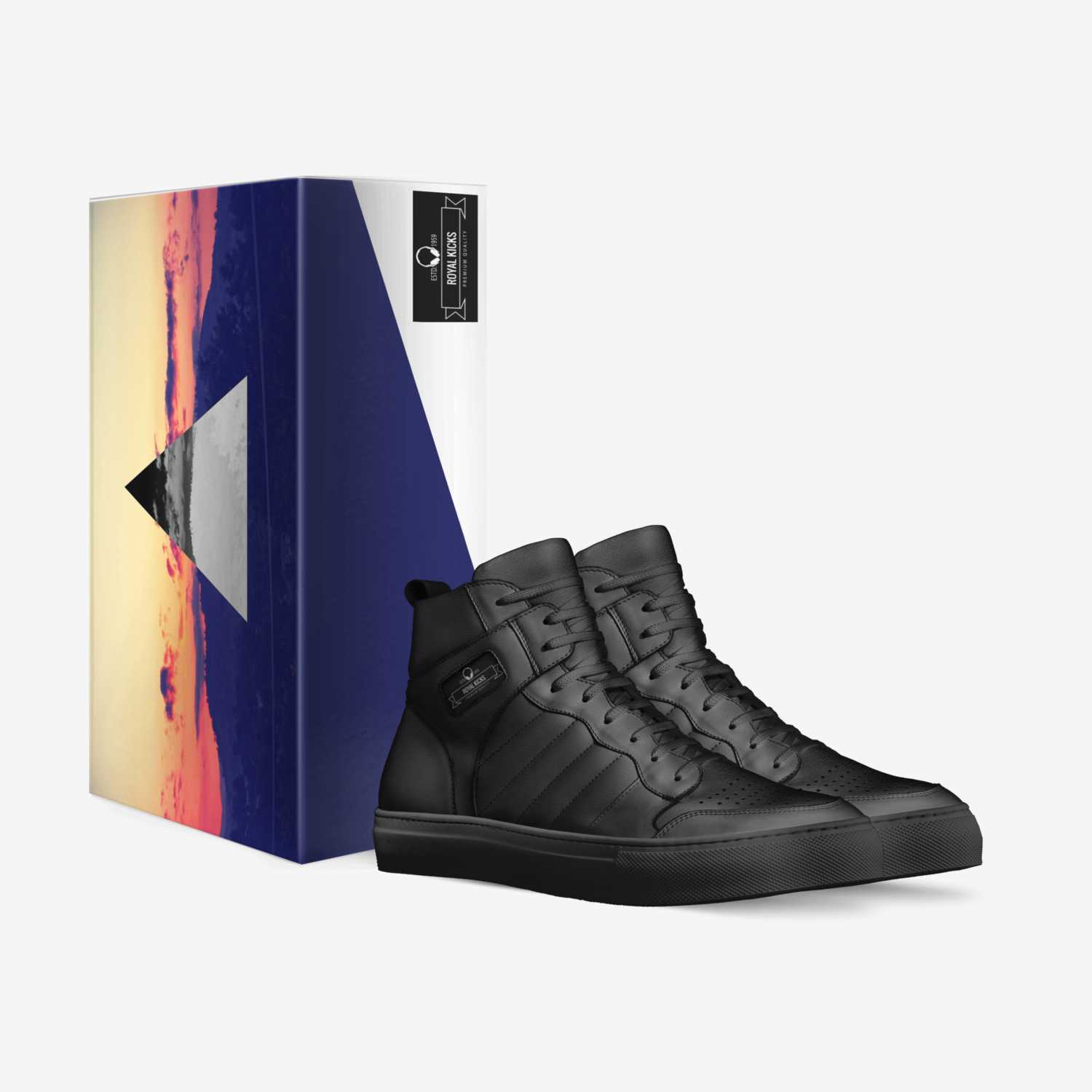ROYAL KICKS custom made in Italy shoes by Walter Lawrence | Box view
