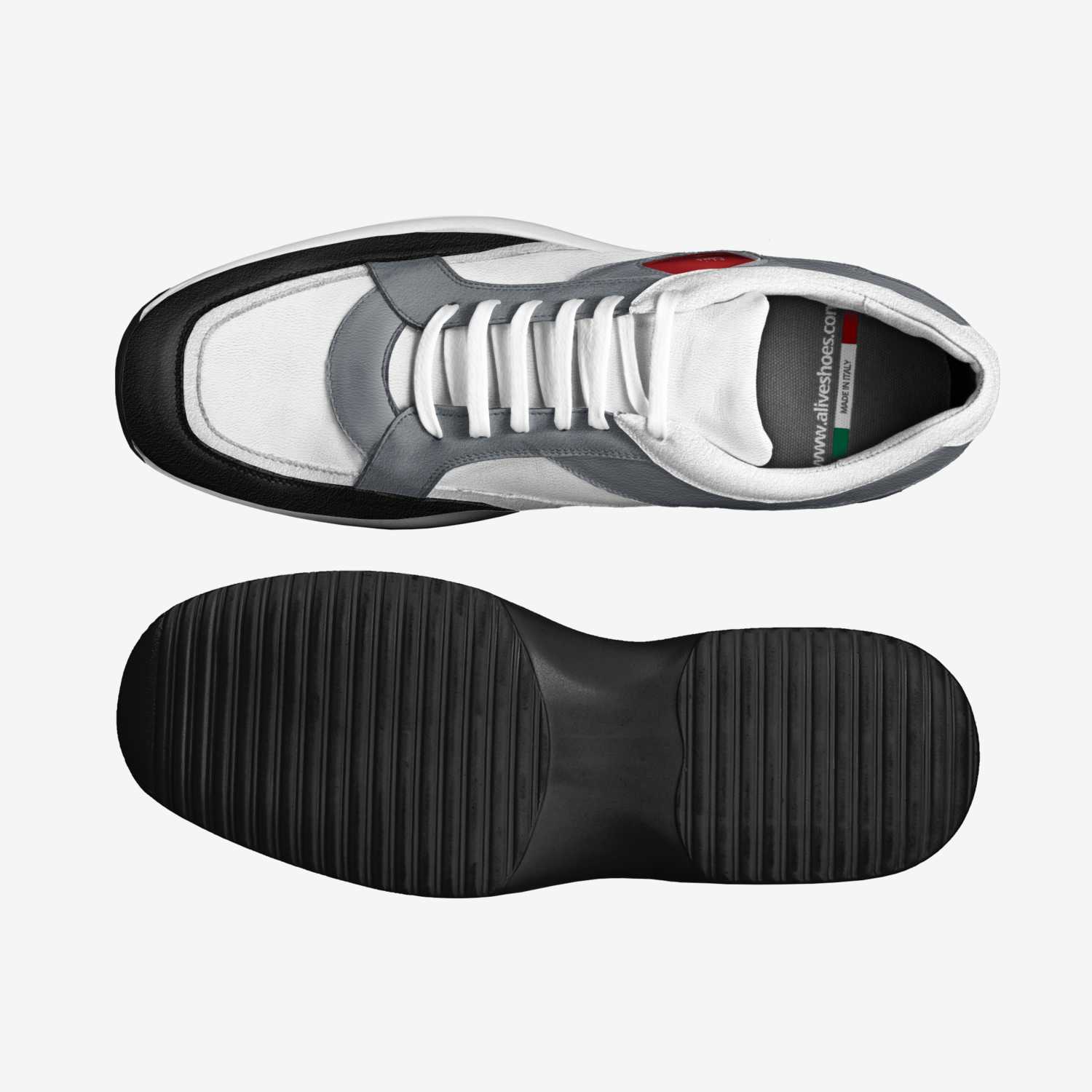 Odee's custom made in Italy shoes by Odell Q Sing | Top view