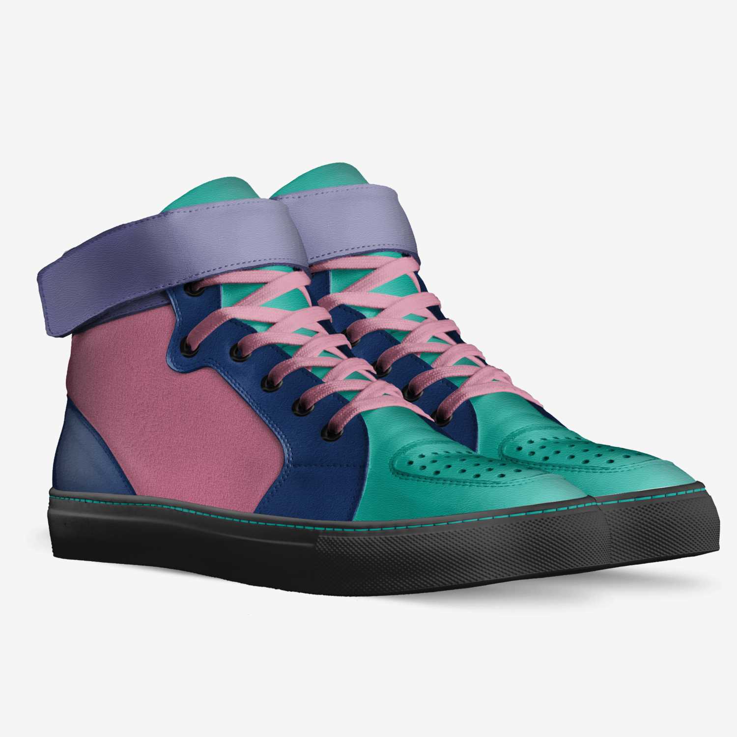Fresh Z custom made in Italy shoes by Zyia Peasant | Double view