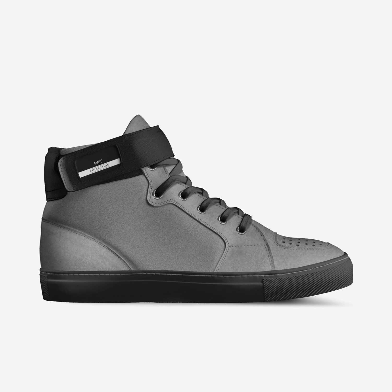 vert custom made in Italy shoes by Richard Guerrero | Side view