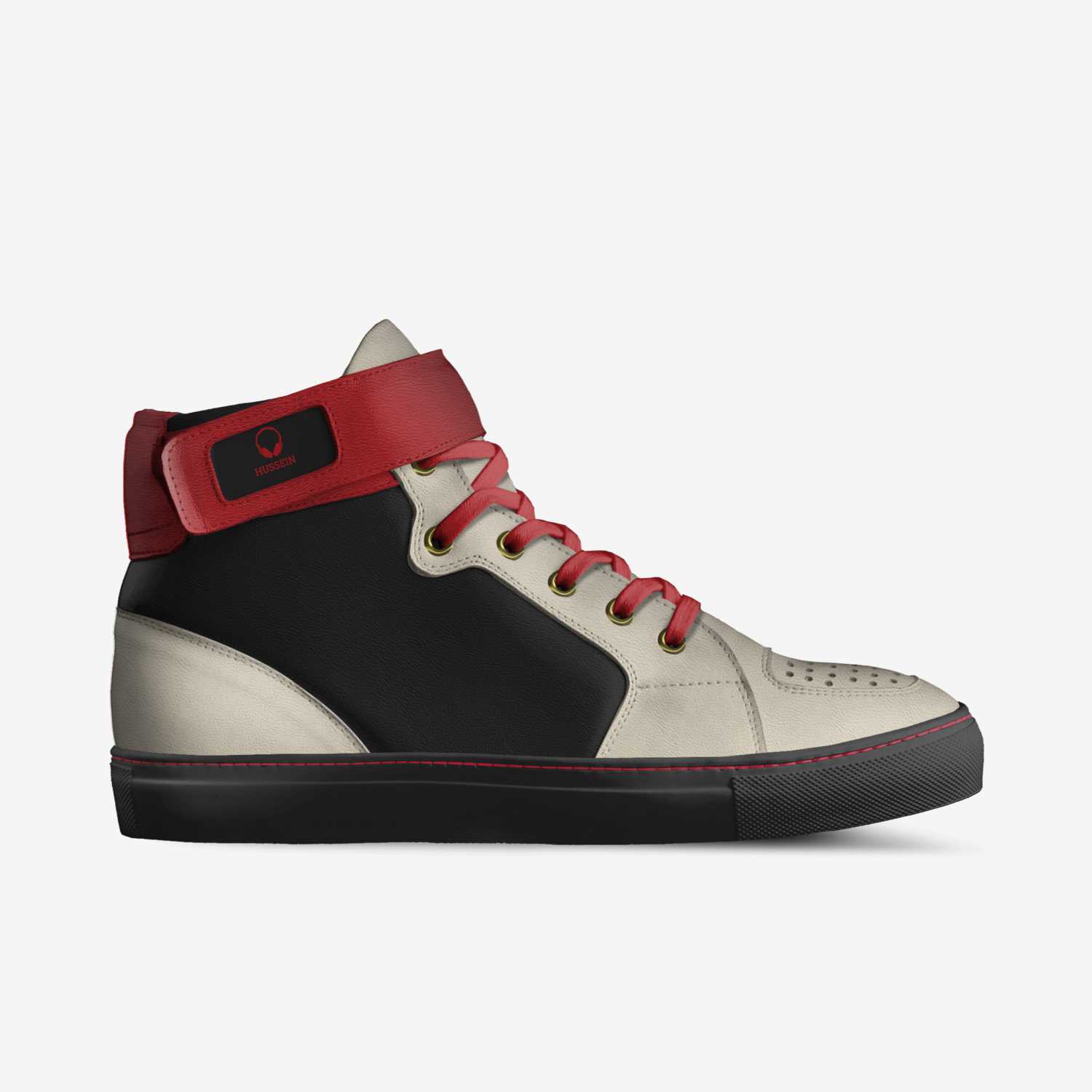 Hussein  custom made in Italy shoes by Luke King Lunde | Side view