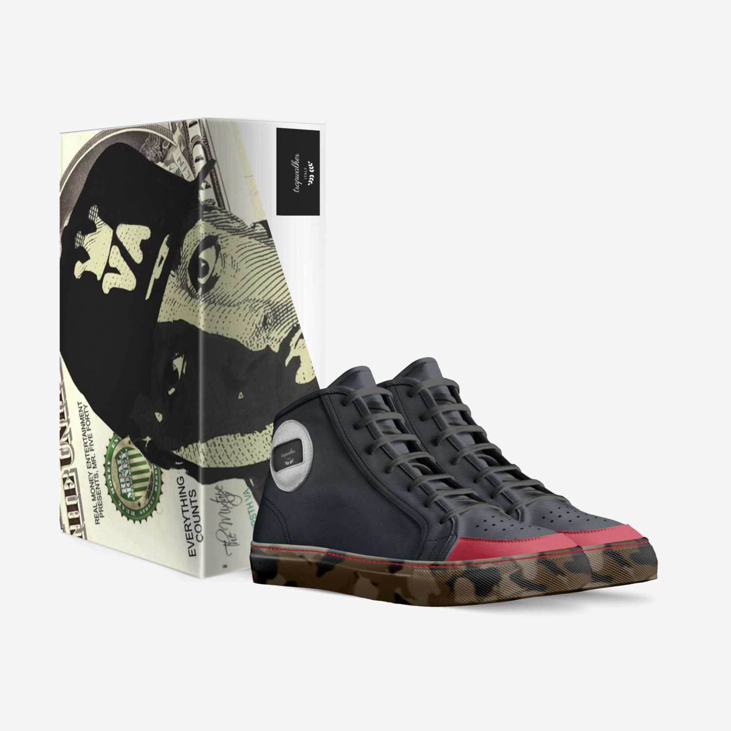 trapwalker custom made in Italy shoes by Sean John | Box view