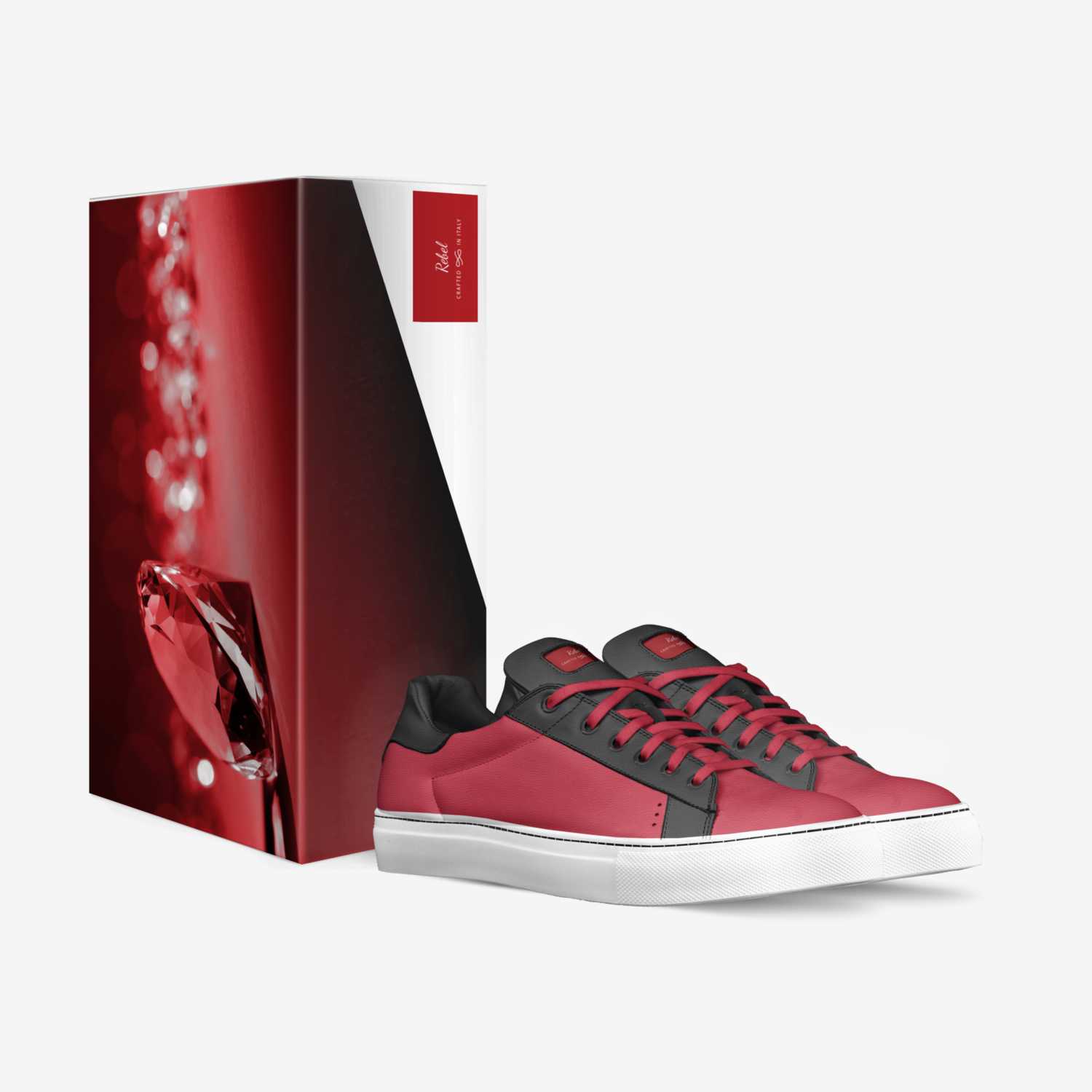 Rebel custom made in Italy shoes by Brandon James | Box view