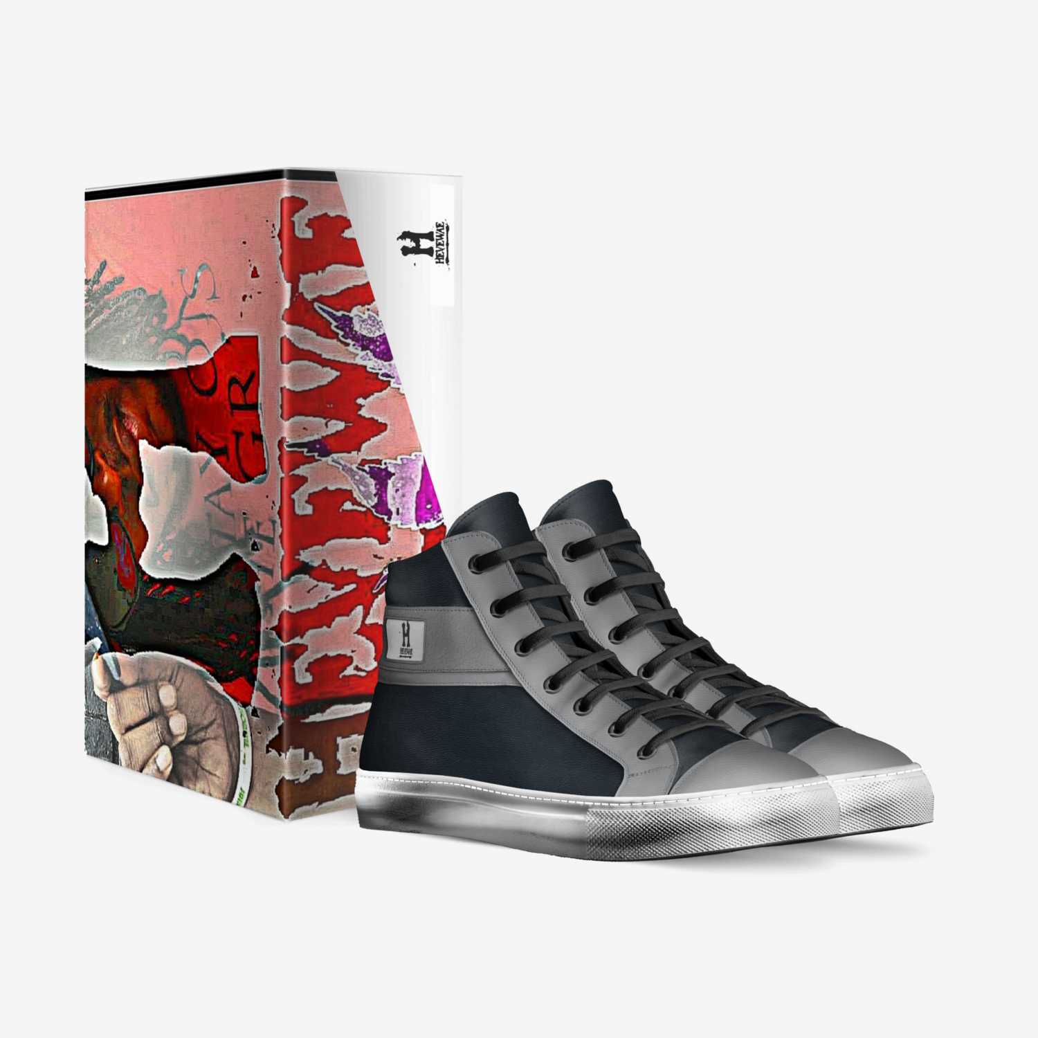 Heve custom made in Italy shoes by Deontae Bates Sr | Box view