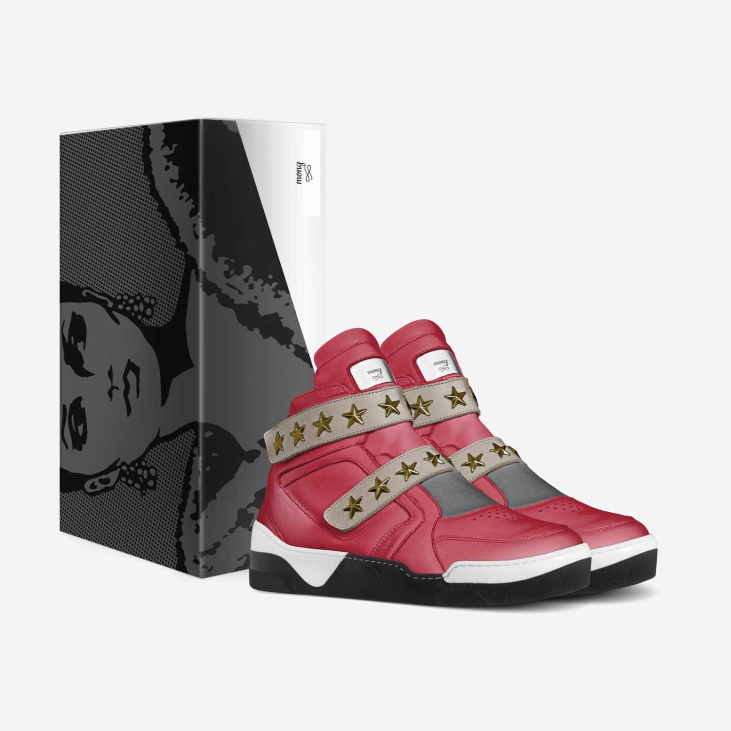 mong custom made in Italy shoes by Eman Noor | Box view