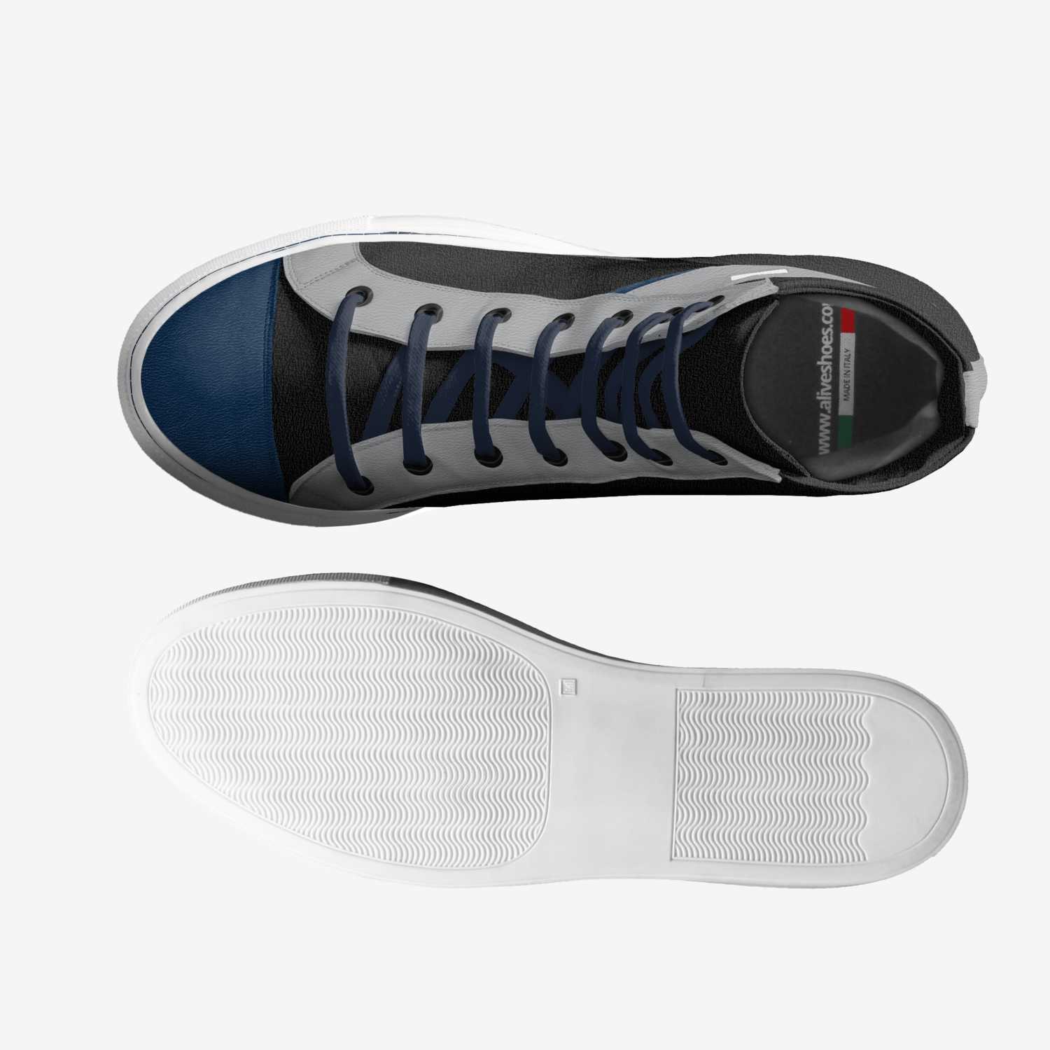 Mint V1 custom made in Italy shoes by Aiden Murray | Top view