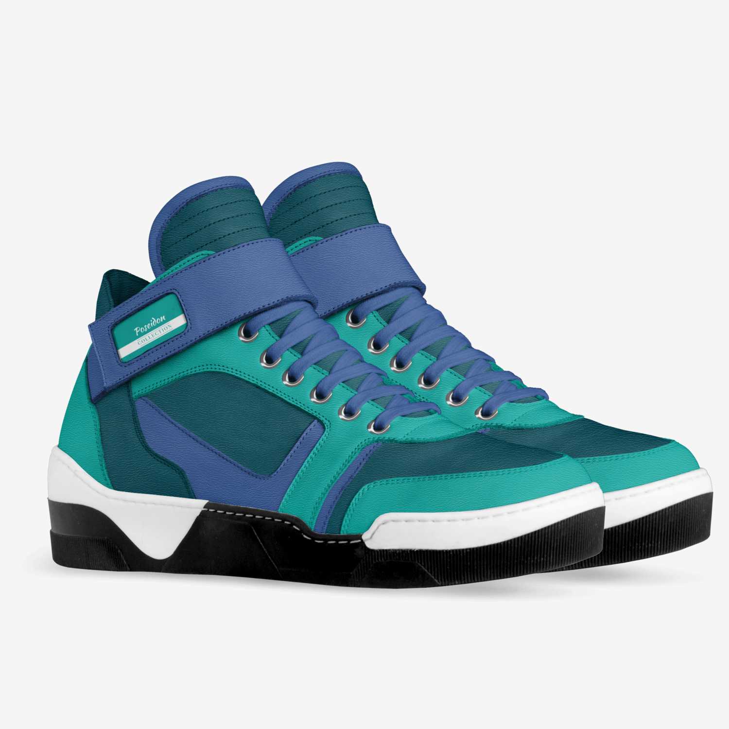 Poseidon custom made in Italy shoes by Xenaelle Olympus | Double view