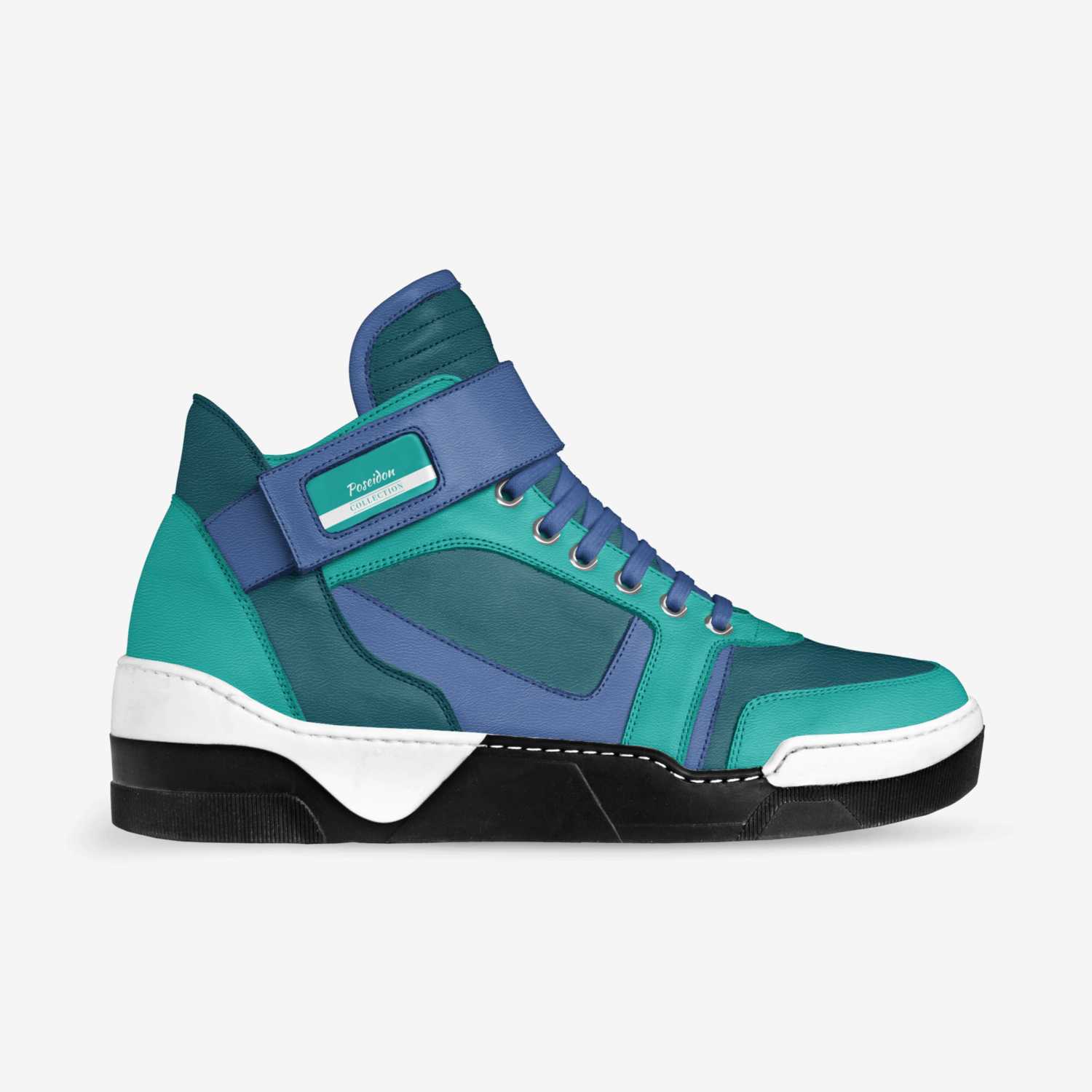 Poseidon custom made in Italy shoes by Xenaelle Olympus | Side view
