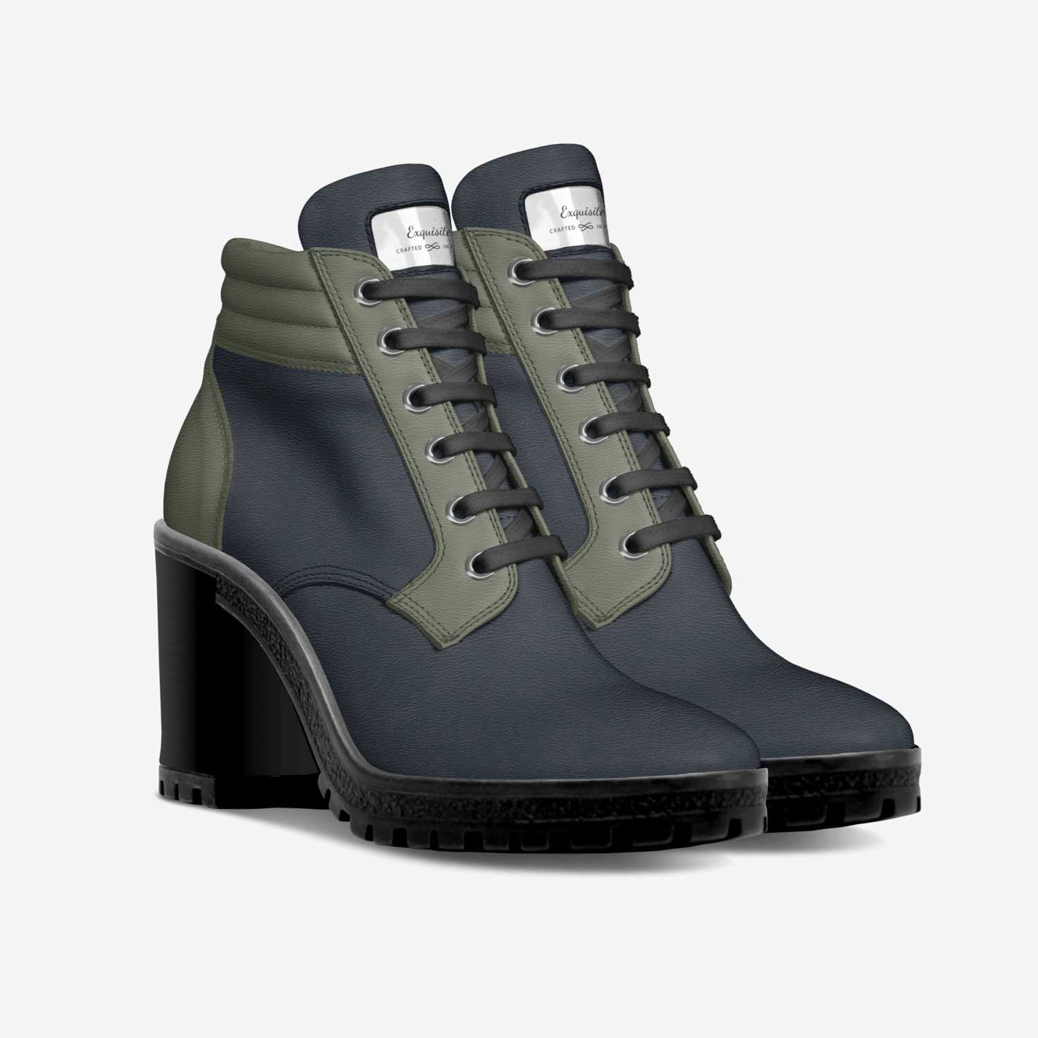 Exquisite custom made in Italy shoes by Genesis Armstead | Double view