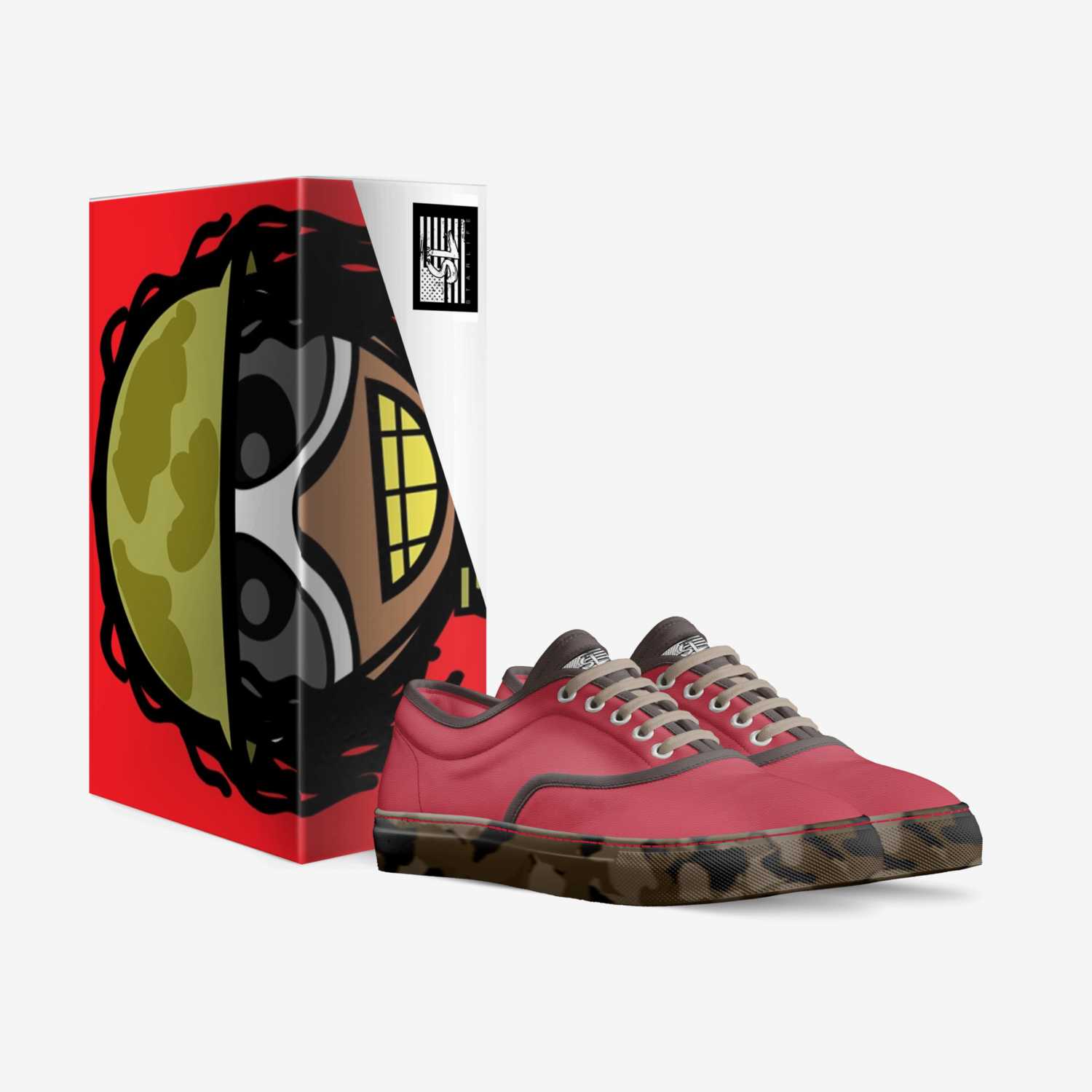 Red hot SL  custom made in Italy shoes by Jonathan Dykes Jr | Box view
