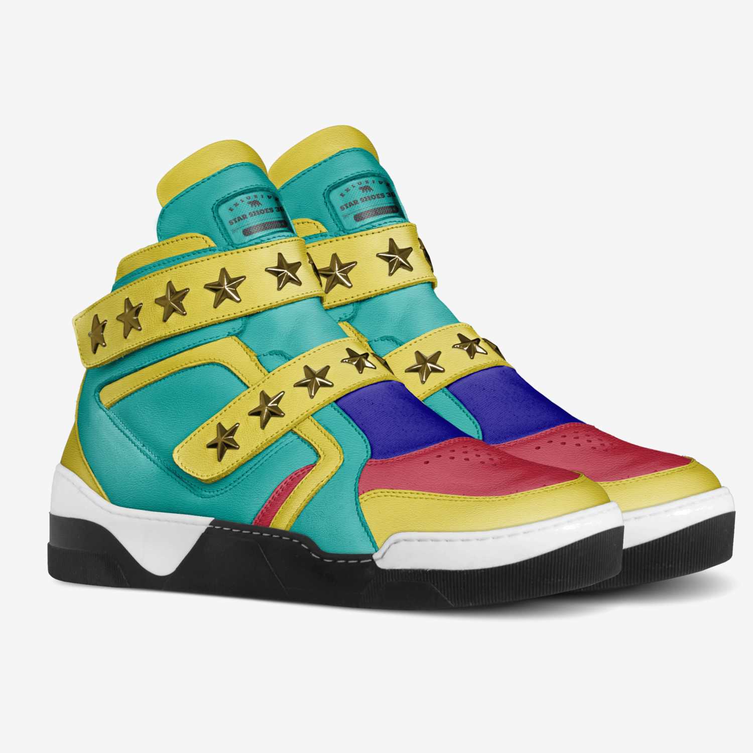 Star shoes 360 custom made in Italy shoes by Erin Schnirel | Double view