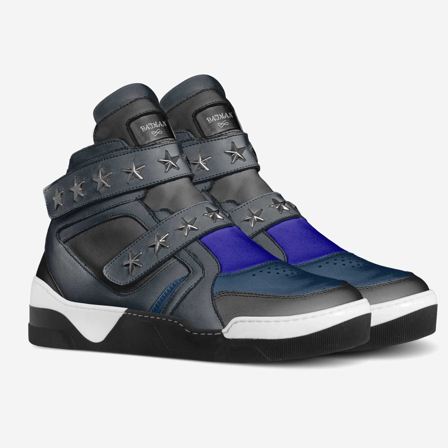 BATMAN custom made in Italy shoes by Xavier | Double view