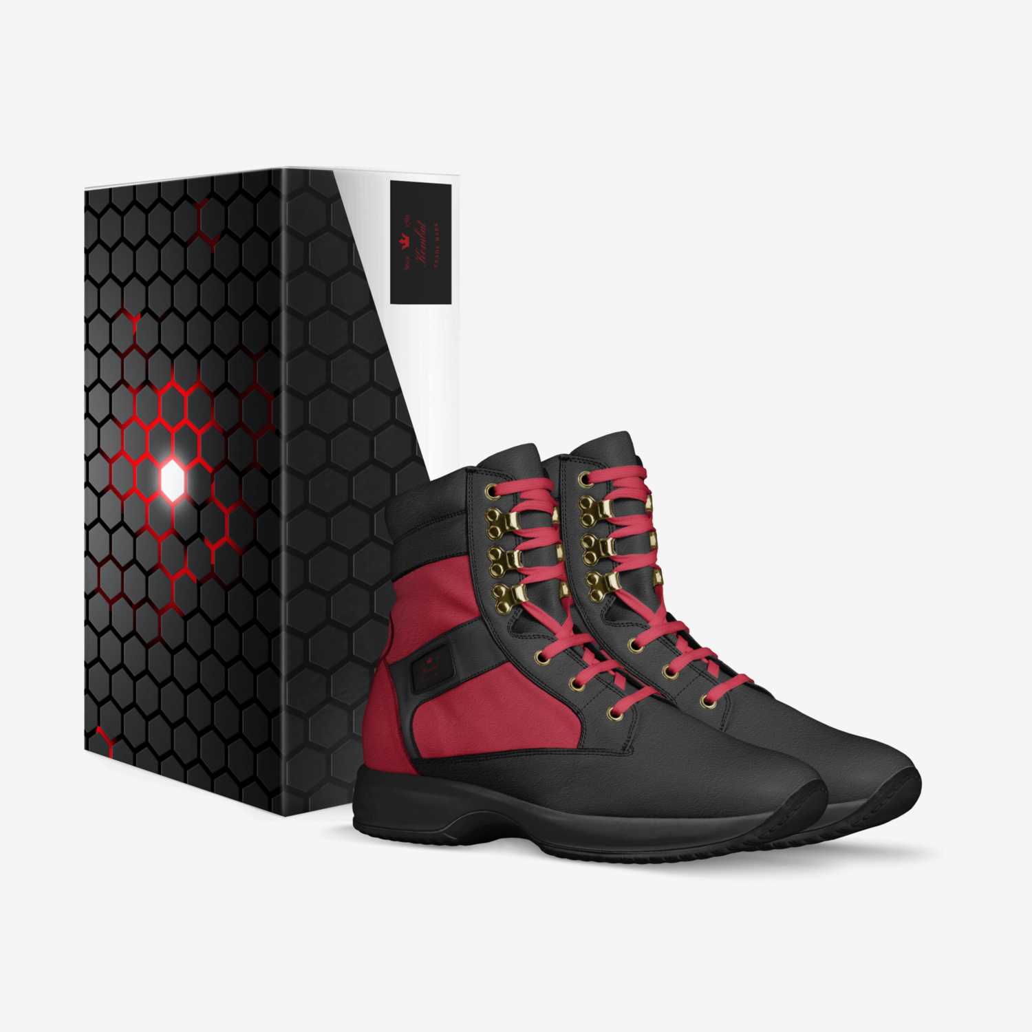 Kombat custom made in Italy shoes by Darren Toodles Jr. | Box view