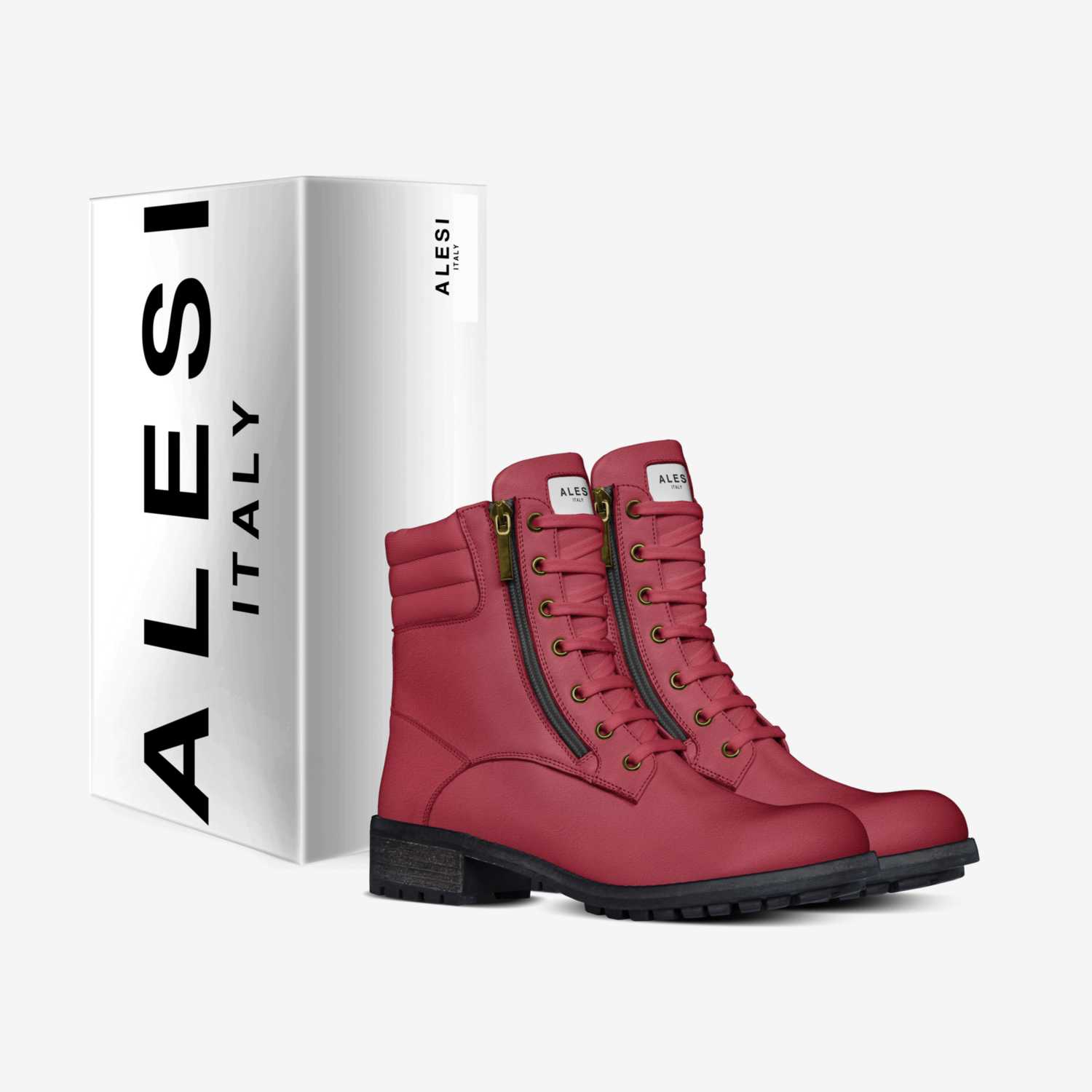 Alesi Lady Boots custom made in Italy shoes by Lonanthony Parker | Box view