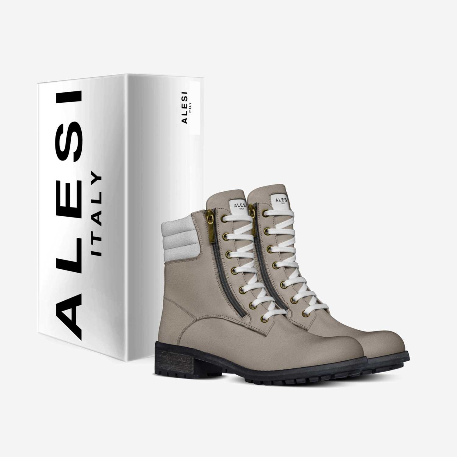 Alesi Lady Boots custom made in Italy shoes by Lonanthony Parker | Box view