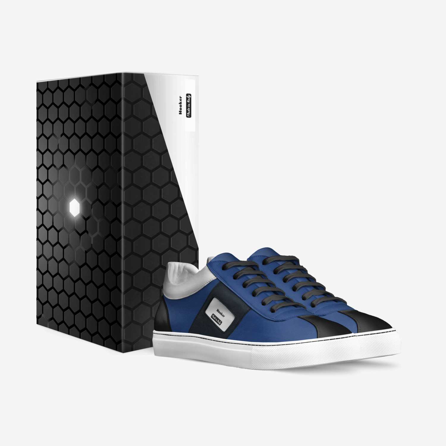 Hooker custom made in Italy shoes by Marcus Hooker | Box view