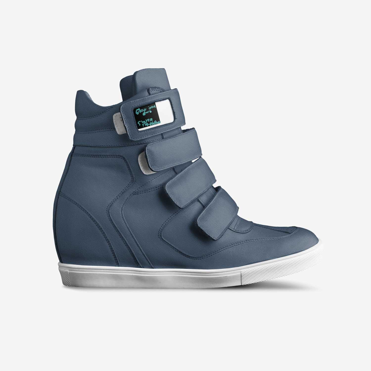 Glow in the dark  custom made in Italy shoes by Shannon Daigle | Side view