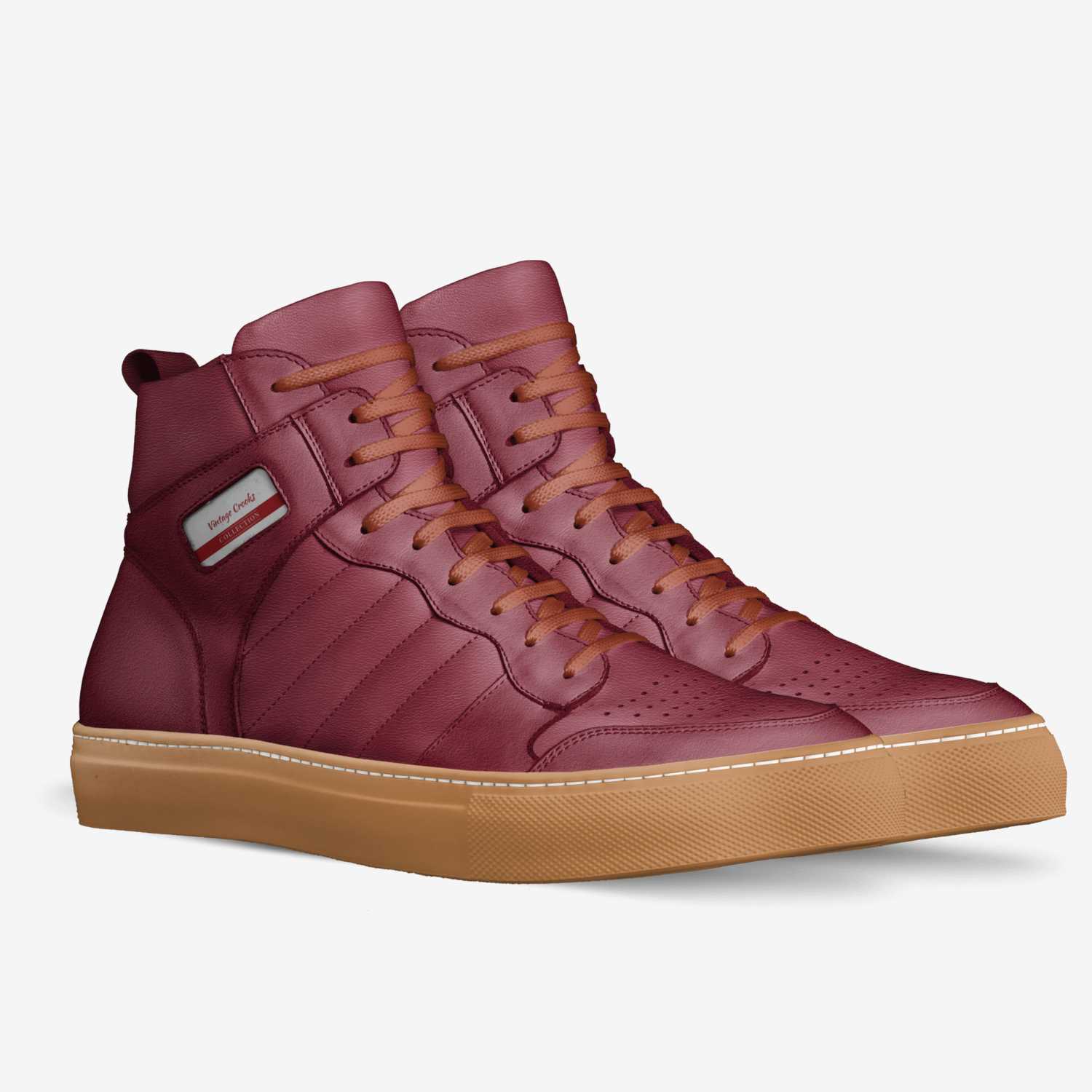 Vintage Crooks custom made in Italy shoes by Roy Jackson | Double view