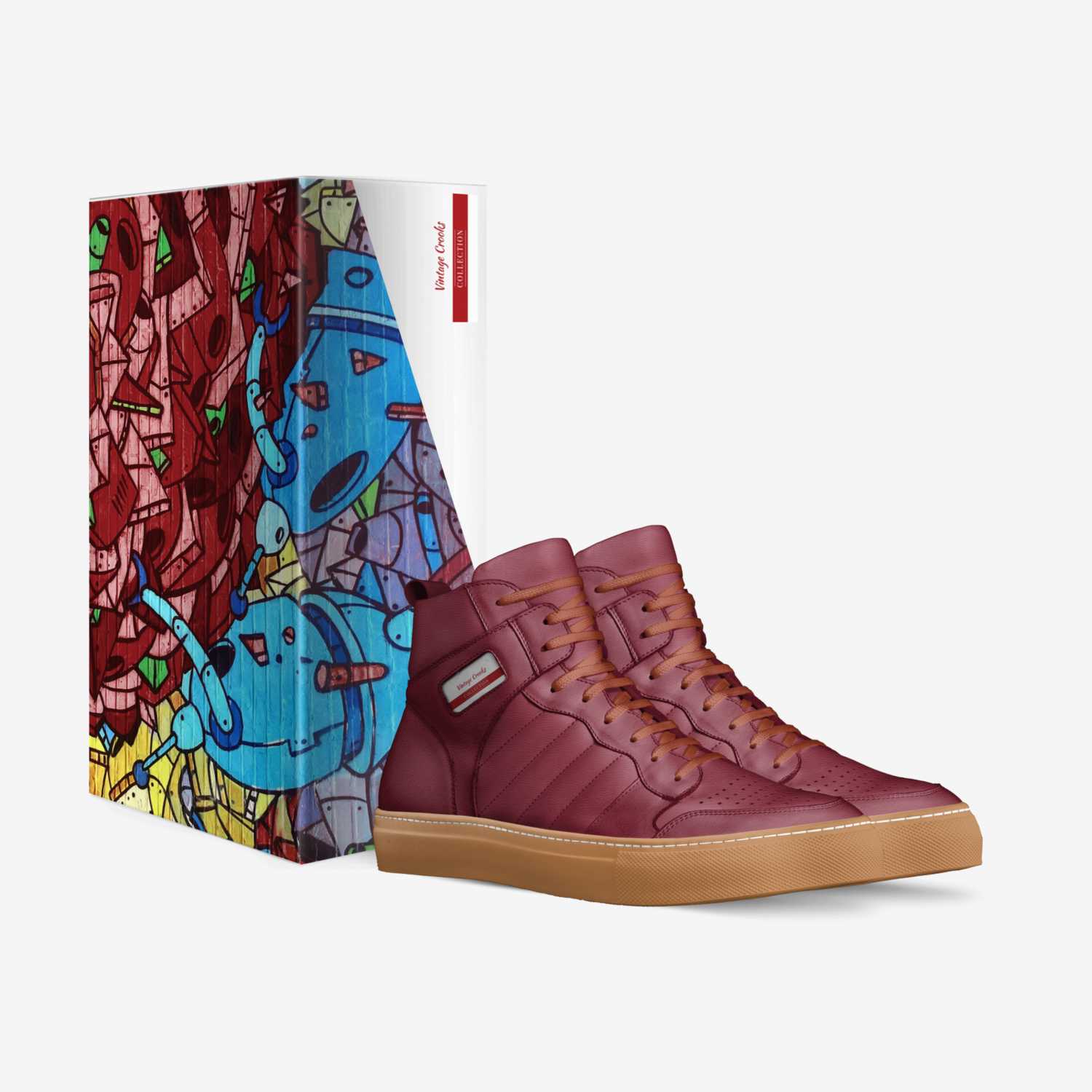 Vintage Crooks custom made in Italy shoes by Roy Jackson | Box view