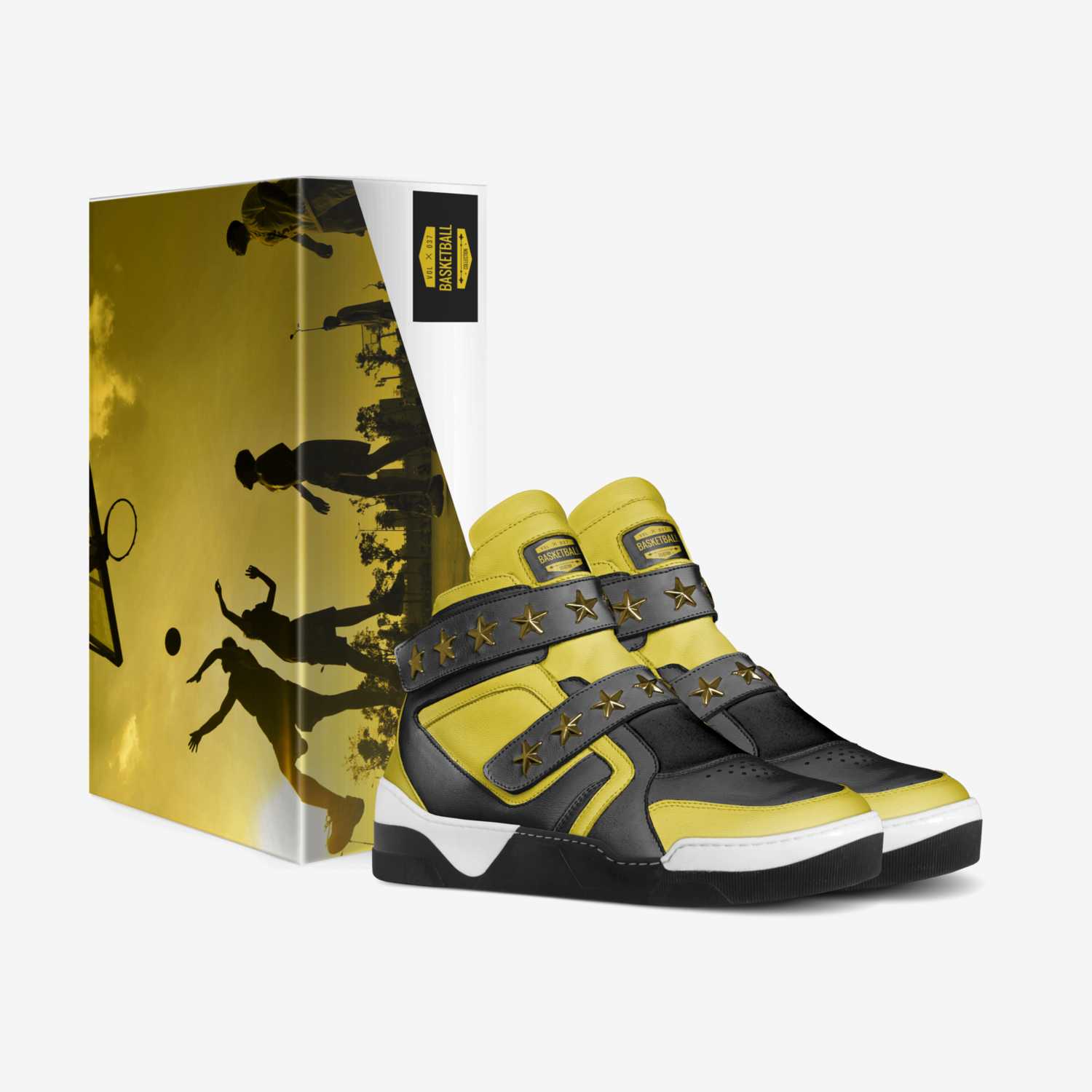 Basketball custom made in Italy shoes by Azreal Yoho | Box view