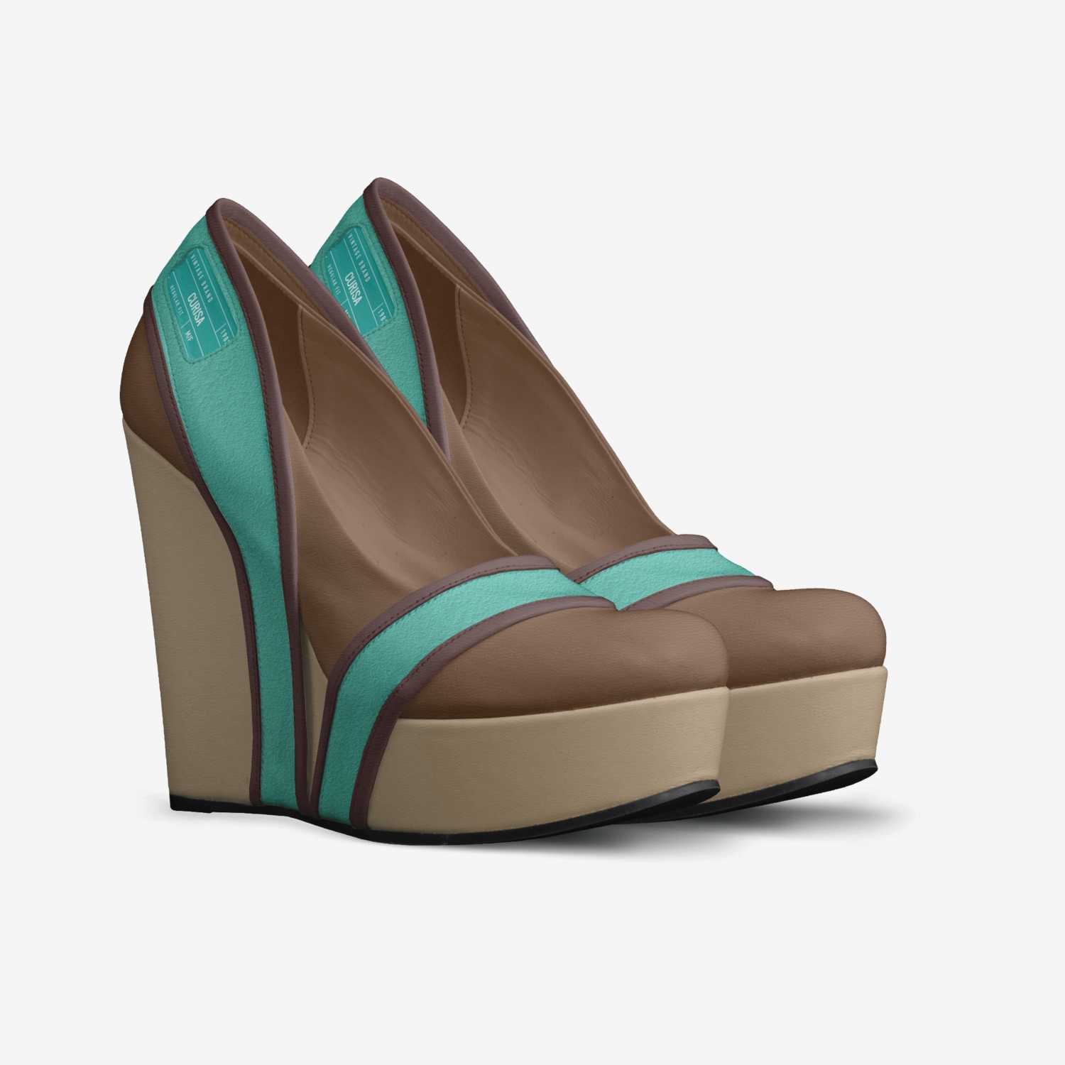 She's fly custom made in Italy shoes by Chimotofu Rikitata | Double view