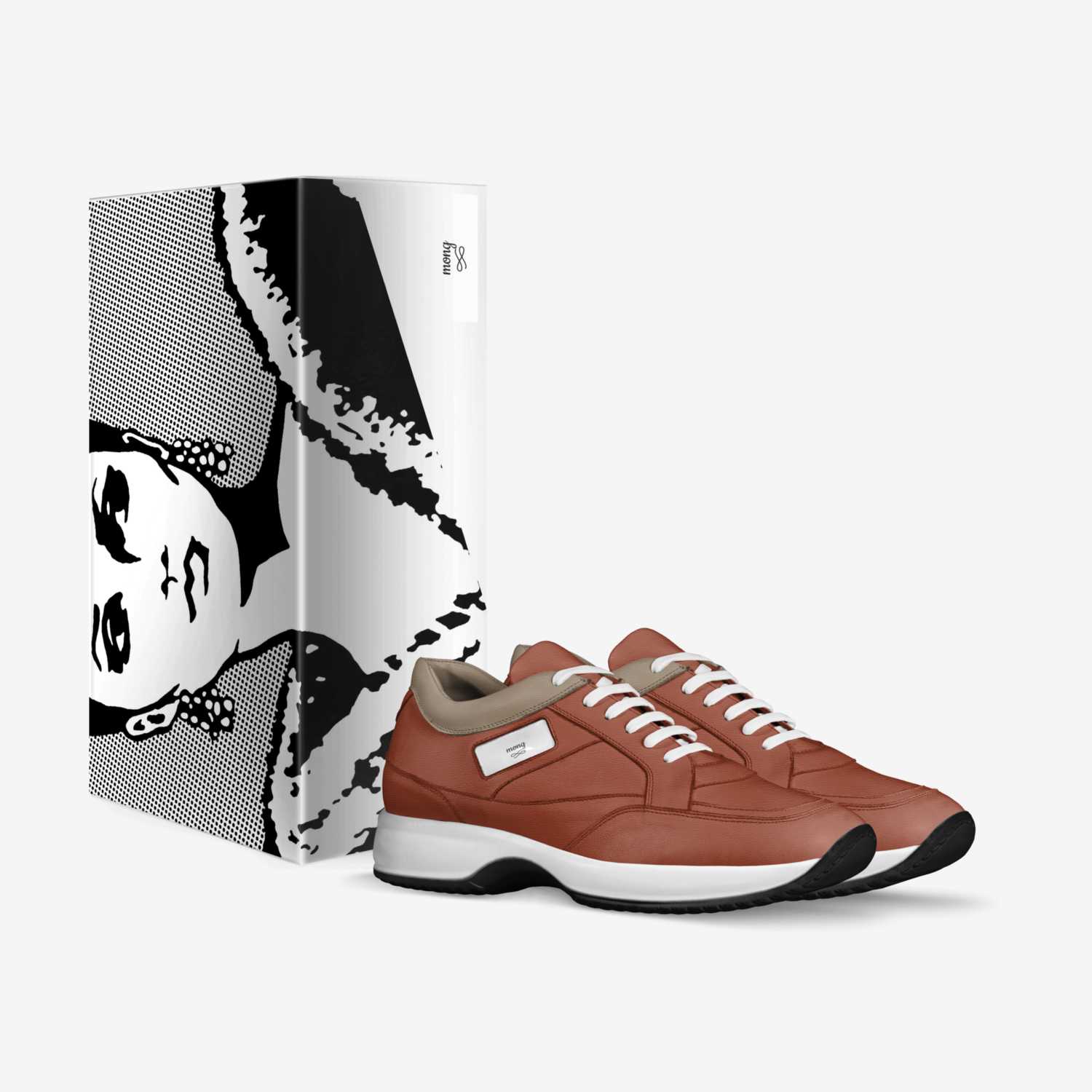 mong custom made in Italy shoes by Eman Noor | Box view
