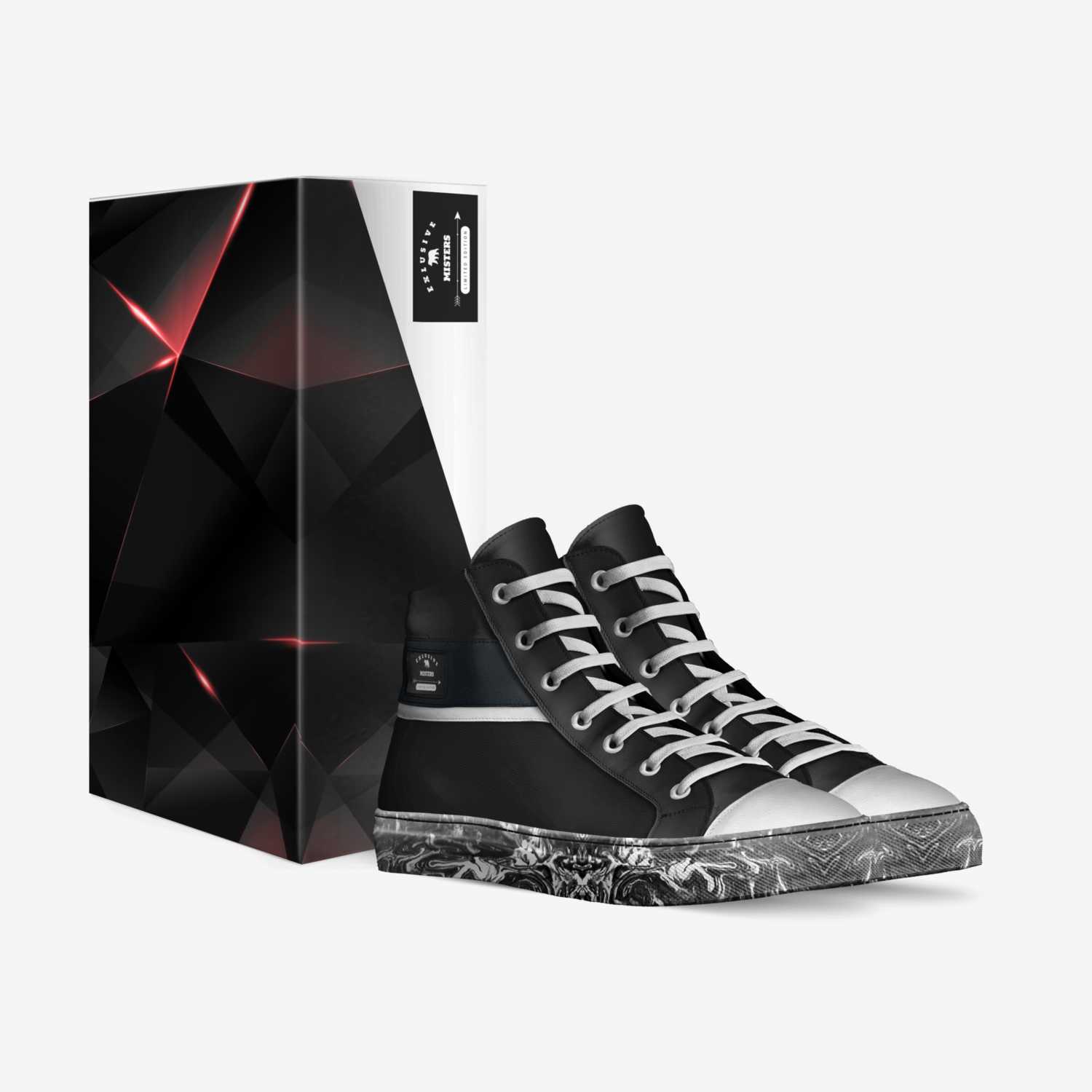 Misters custom made in Italy shoes by Kyle | Box view
